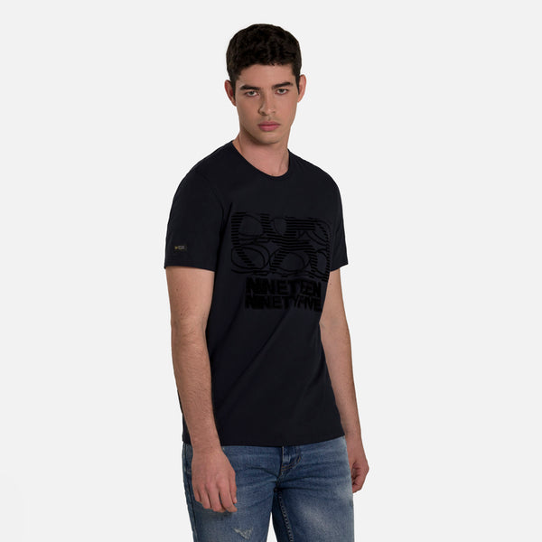 CAMISETA PREMIUM MANGA CORTA COLOR AZUL OSCURO