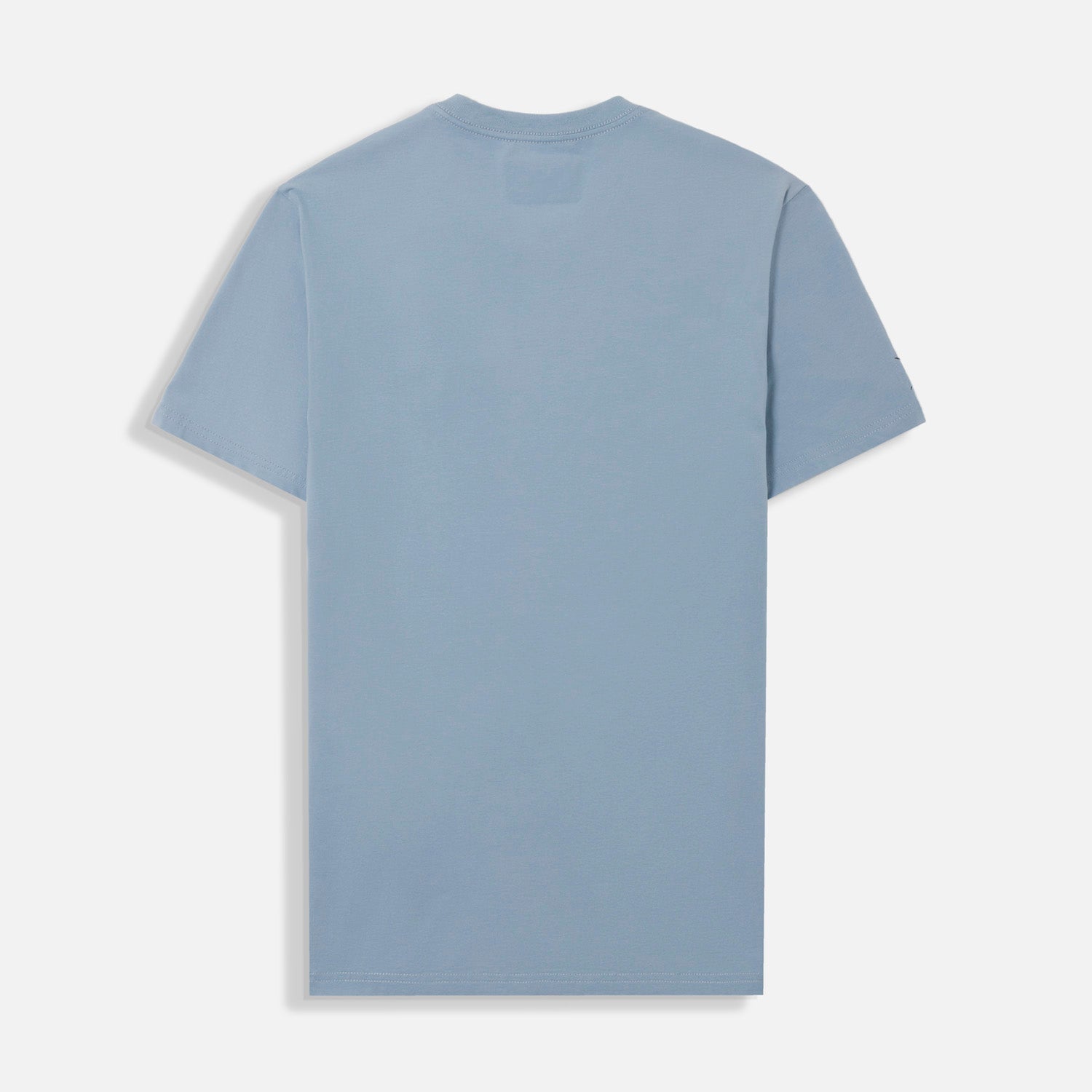CAMISETA PREMIUM MANGA CORTA COLOR AZUL GLACIAR