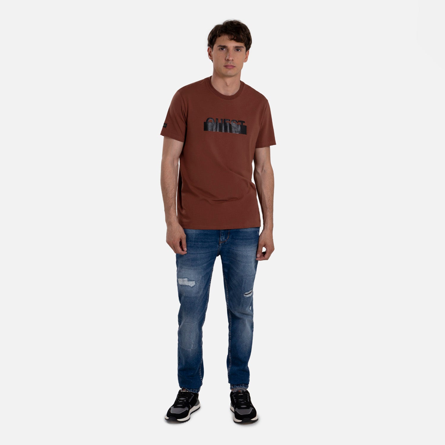 CAMISETA PREMIUM MANGA CORTA COLOR BRUNETTE