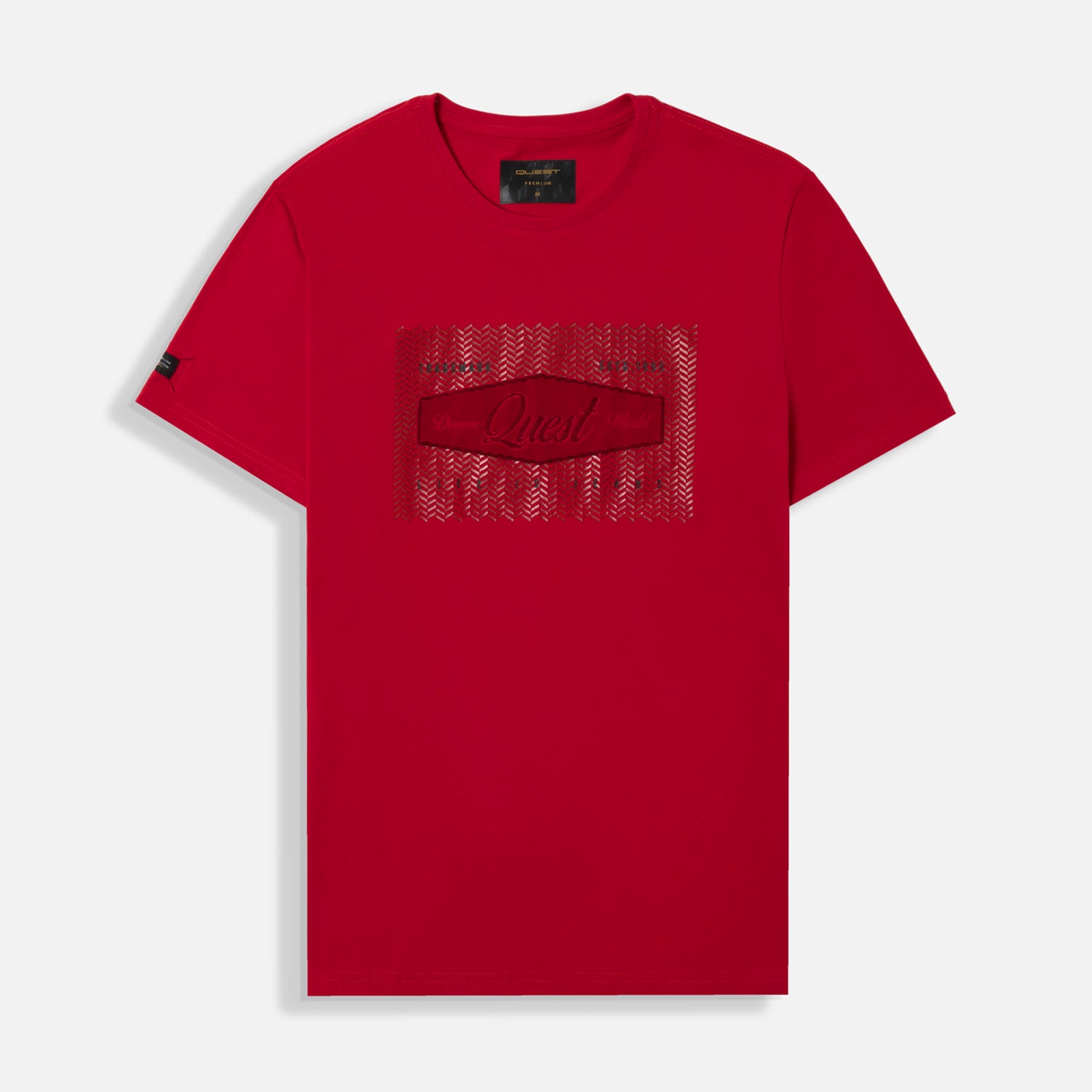 CAMISETA PREMIUM MANGA CORTA COLOR ROJO