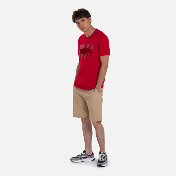 CAMISETA PREMIUM MANGA CORTA COLOR ROJO