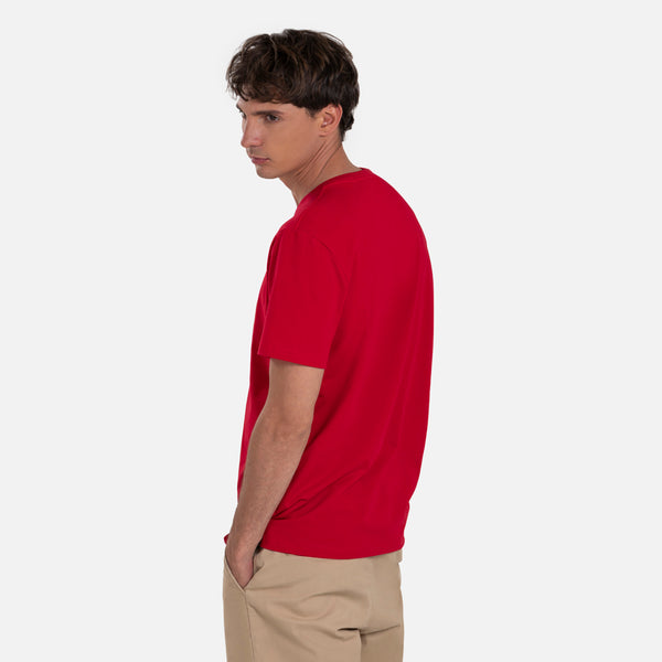 CAMISETA PREMIUM MANGA CORTA COLOR ROJO