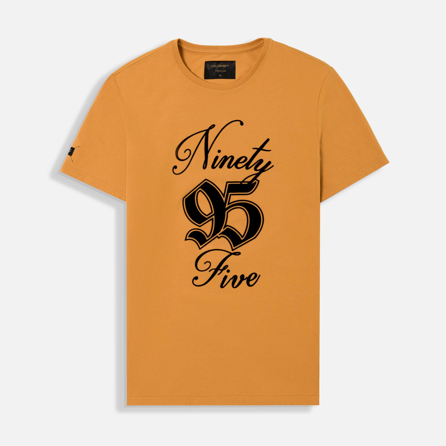 CAMISETA PREMIUM MANGA CORTA COLOR MOSTAZA
