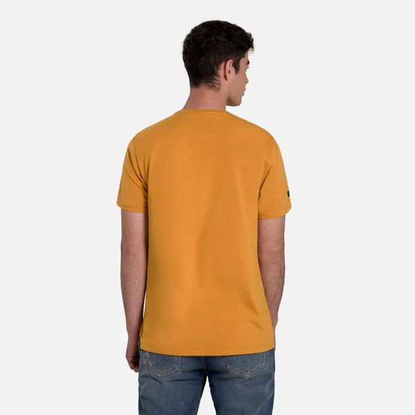 CAMISETA PREMIUM MANGA CORTA COLOR MOSTAZA