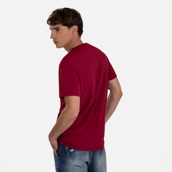 CAMISETA PREMIUM MANGA CORTA COLOR RED DAHILA