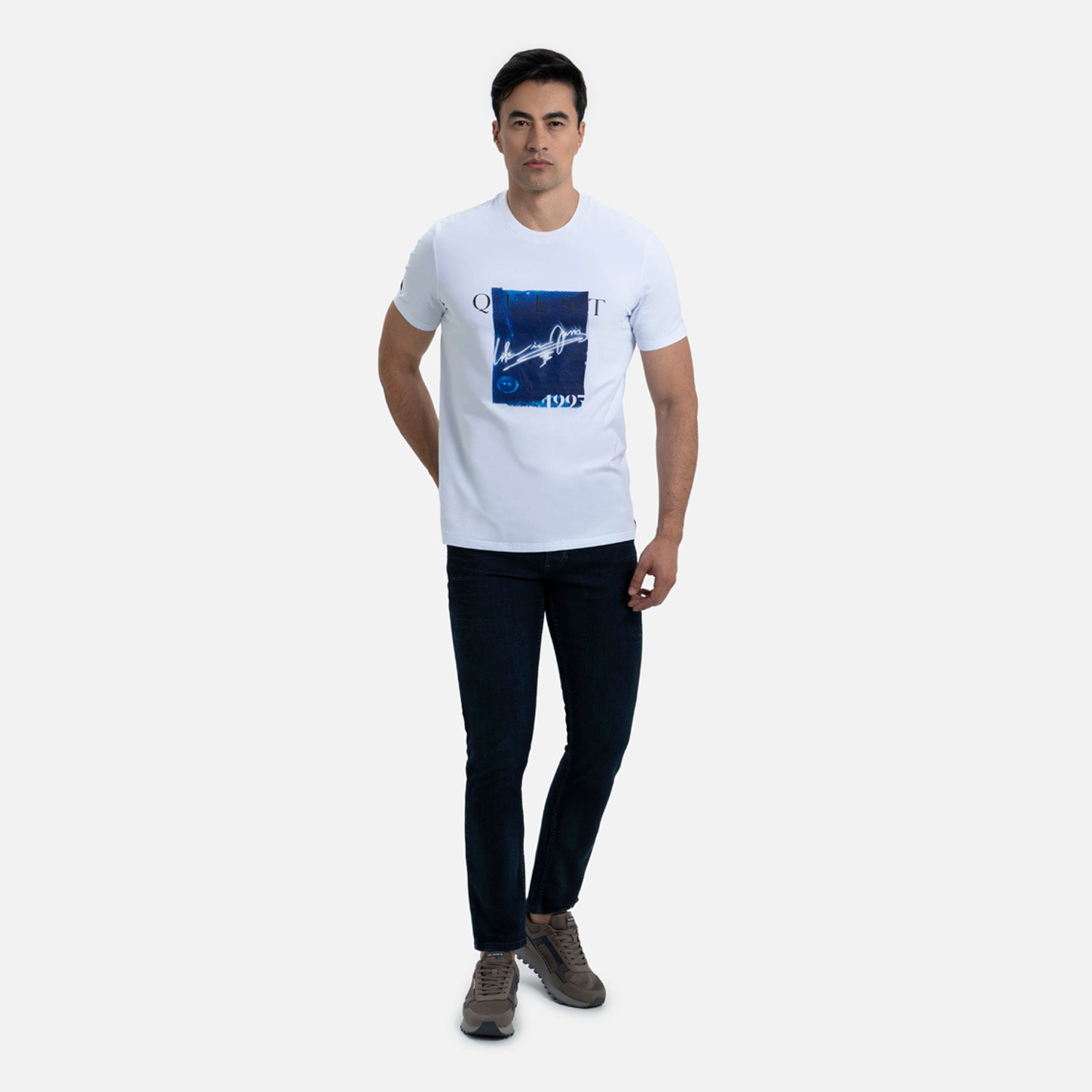 CAMISETA PREMIUM MANGA CORTA COLOR BLANCO OPTICO