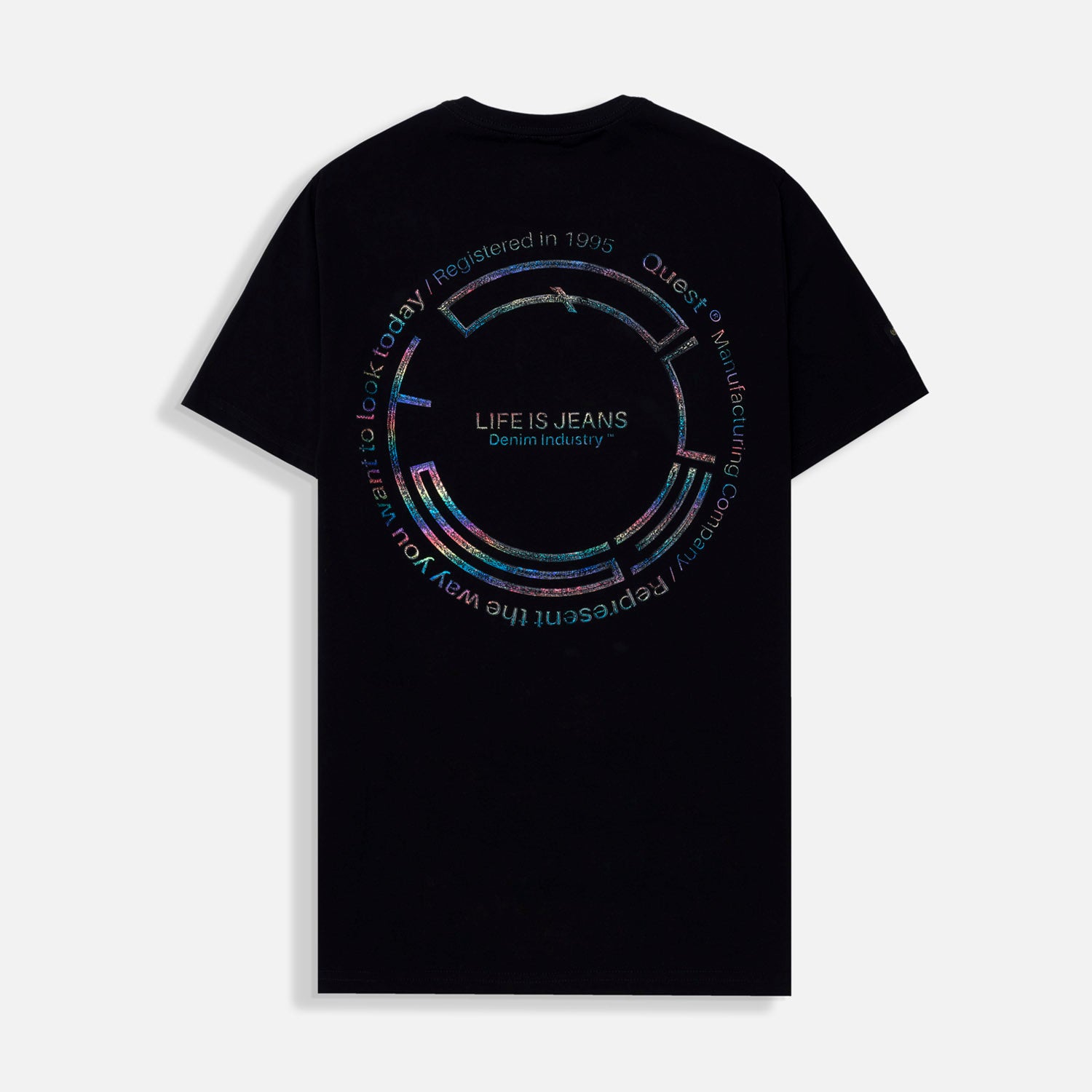 CAMISETA PREMIUM MANGA CORTA COLOR NEGRO