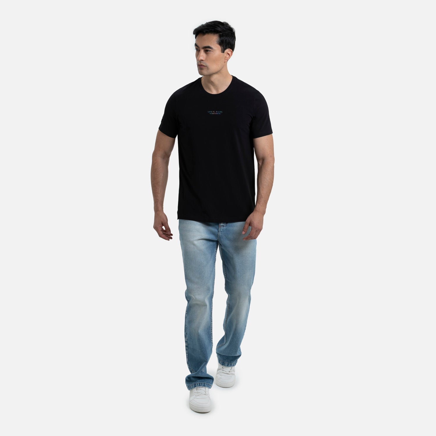CAMISETA PREMIUM MANGA CORTA COLOR NEGRO