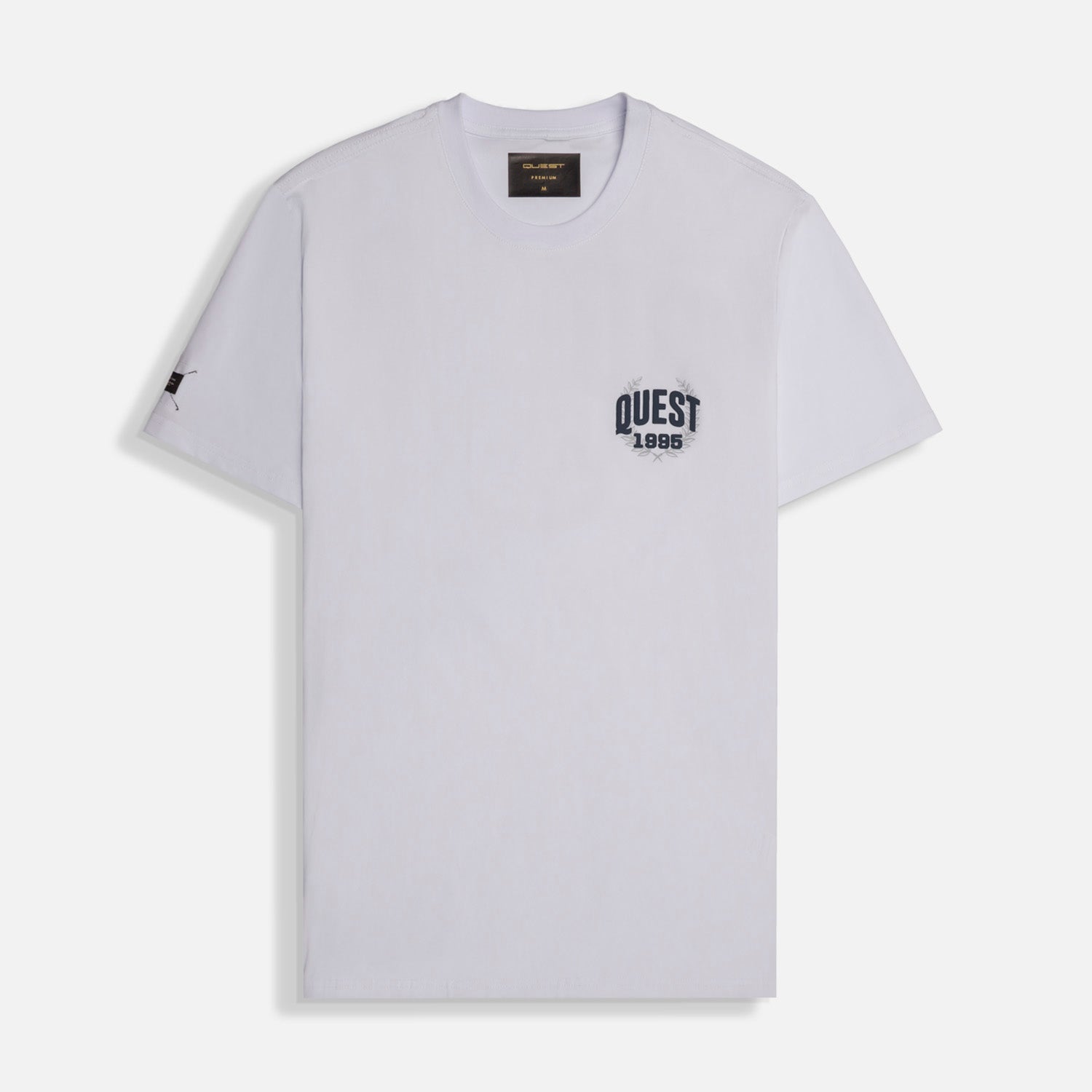 CAMISETA PREMIUM MANGA CORTA COLOR BLANCO OPTICO