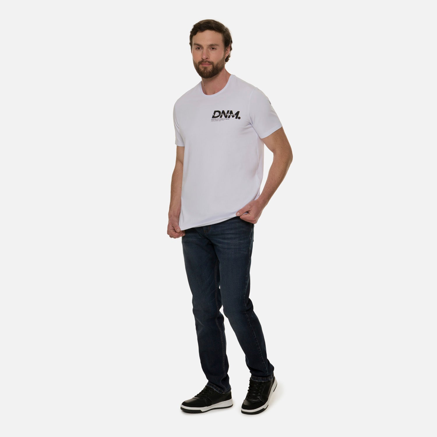 CAMISETA PREMIUM MANGA CORTA COLOR BLANCO OPTICO