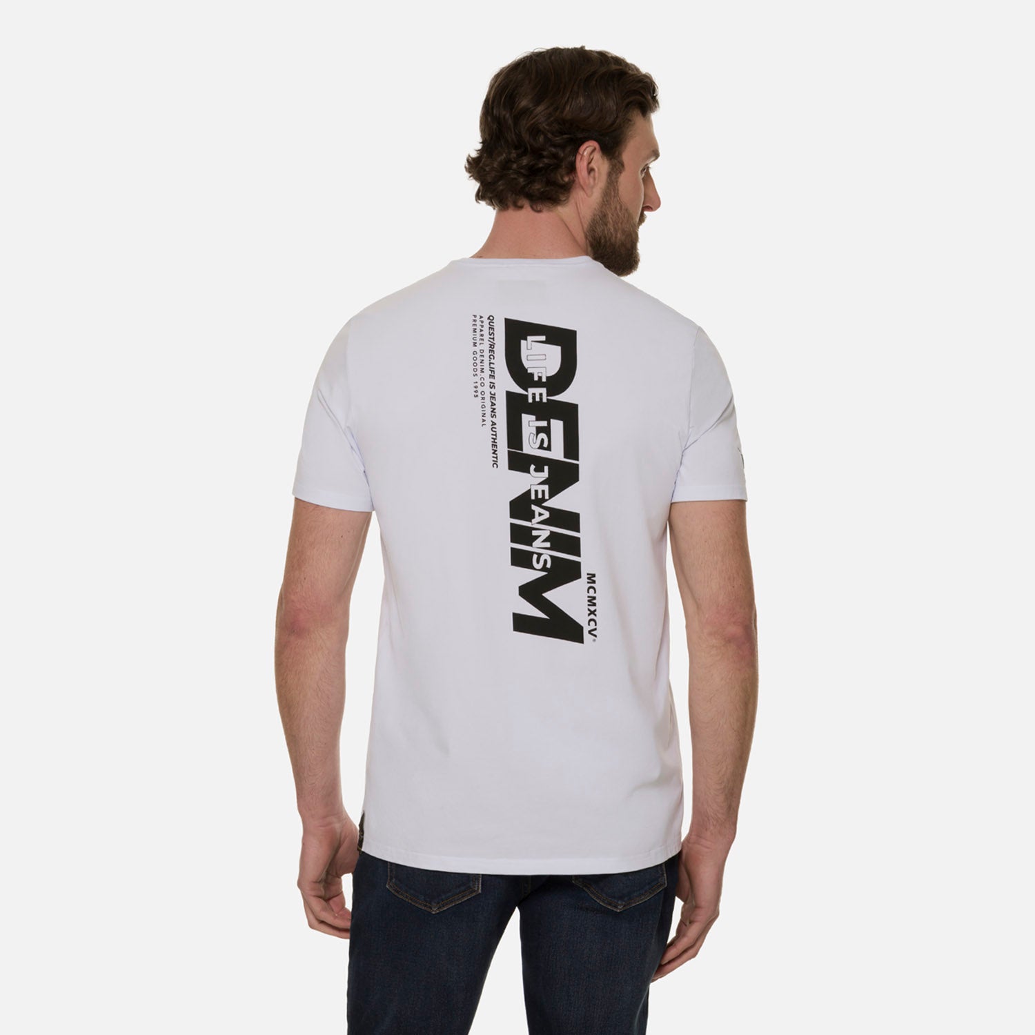 CAMISETA PREMIUM MANGA CORTA COLOR BLANCO OPTICO