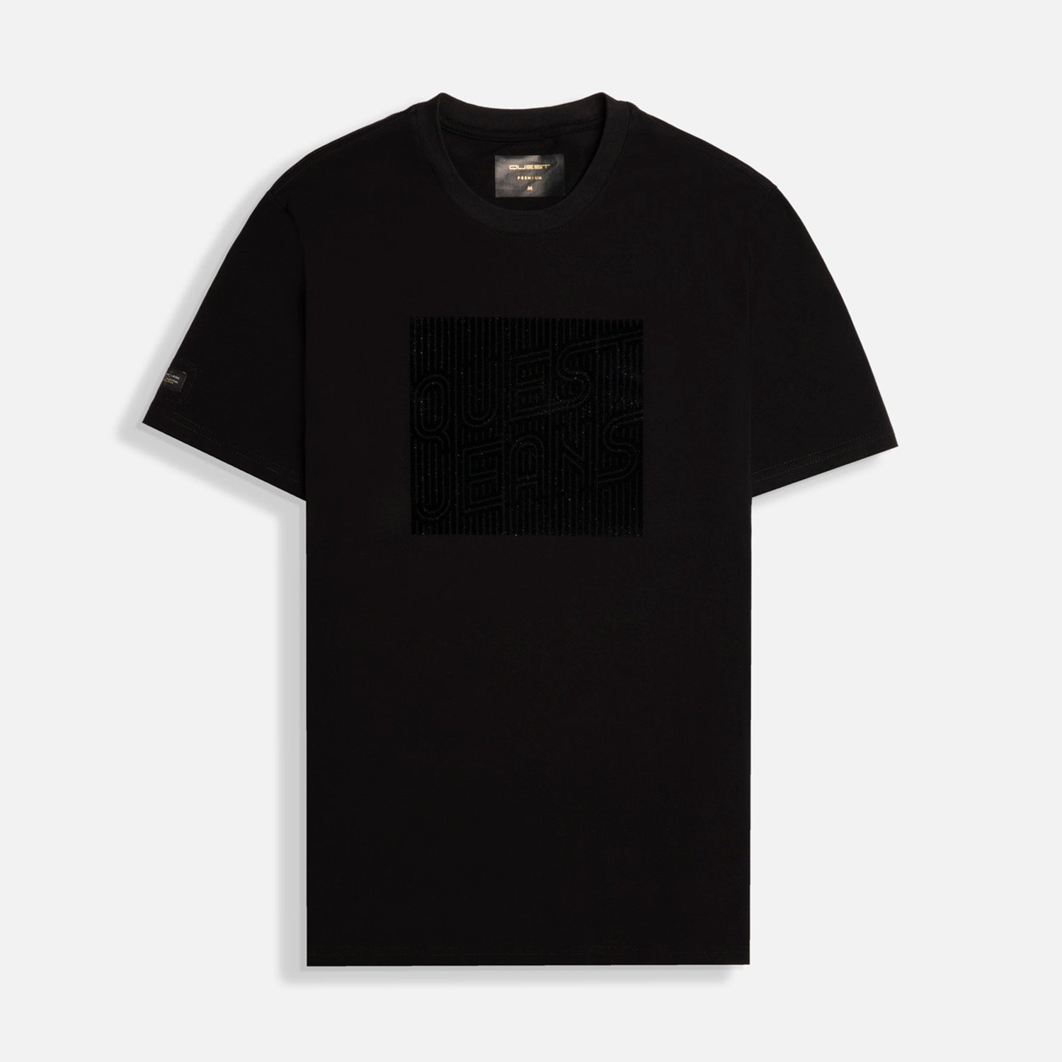 CAMISETA PREMIUM MANGA CORTA COLOR NEGRO
