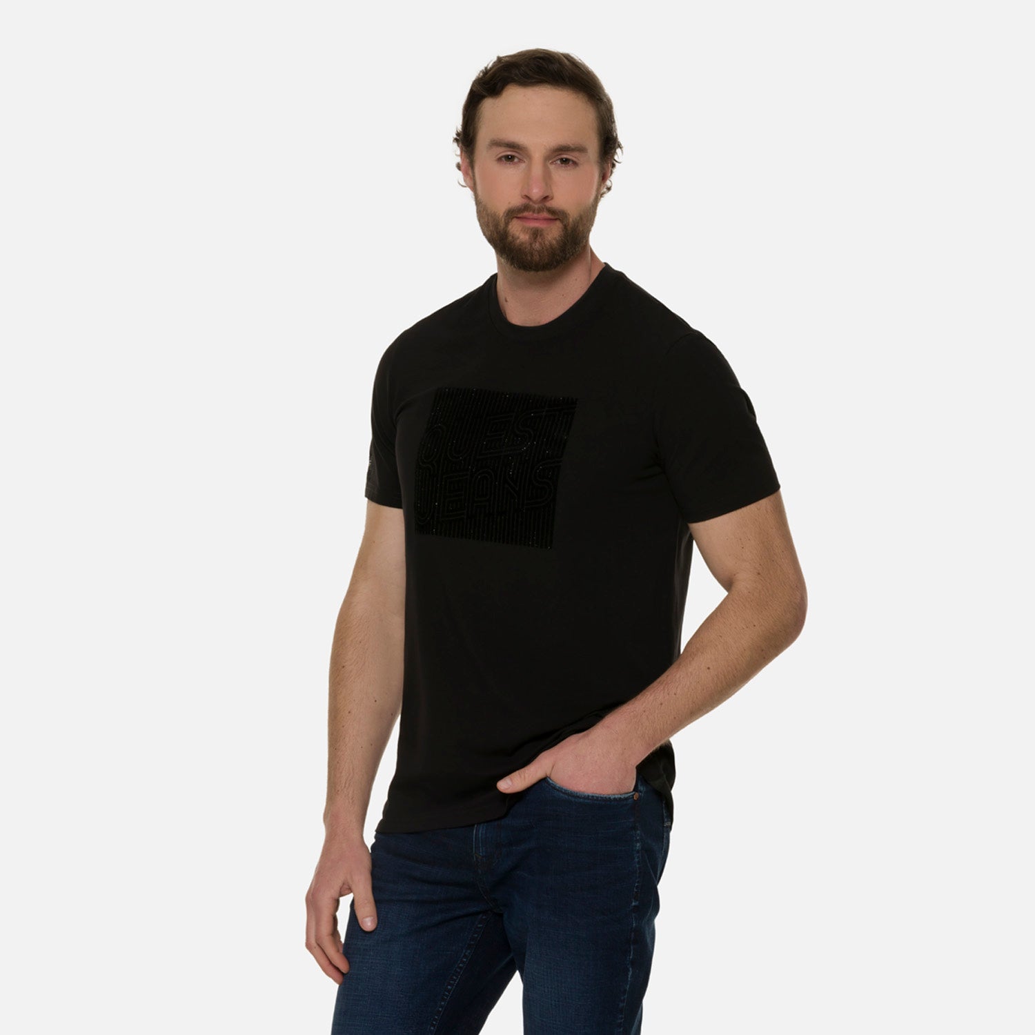 CAMISETA PREMIUM MANGA CORTA COLOR NEGRO