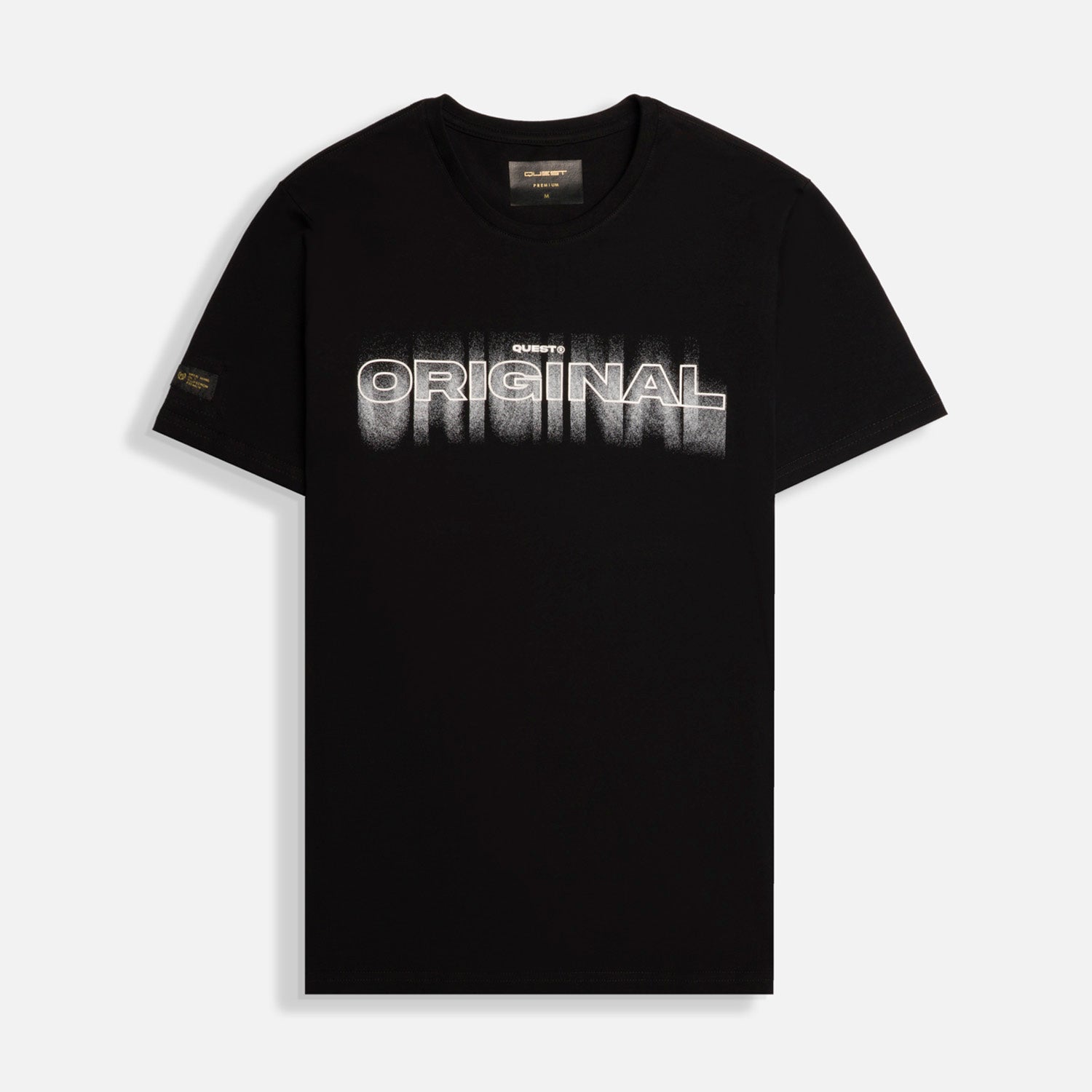 CAMISETA PREMIUM MANGA CORTA COLOR NEGRO
