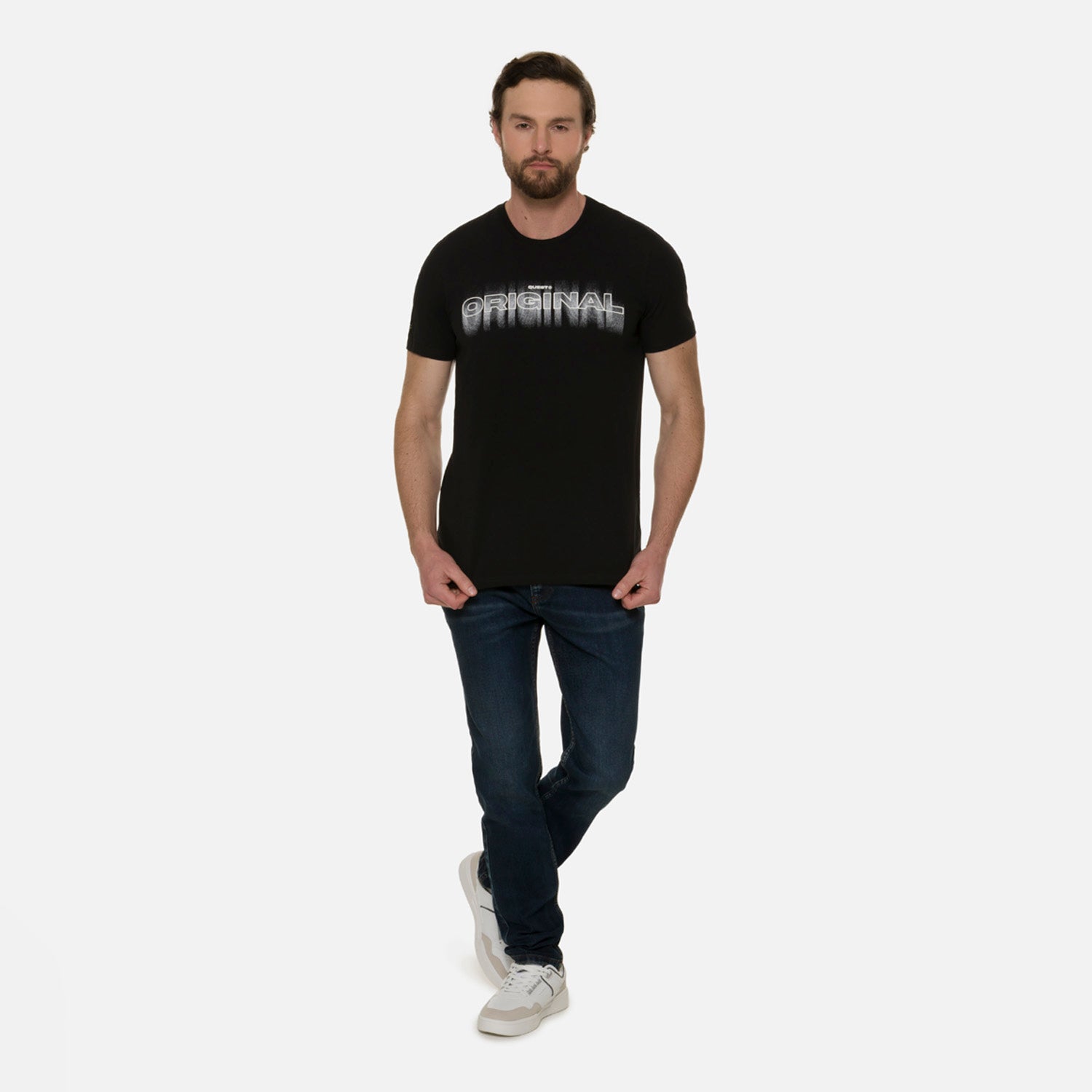 CAMISETA PREMIUM MANGA CORTA COLOR NEGRO