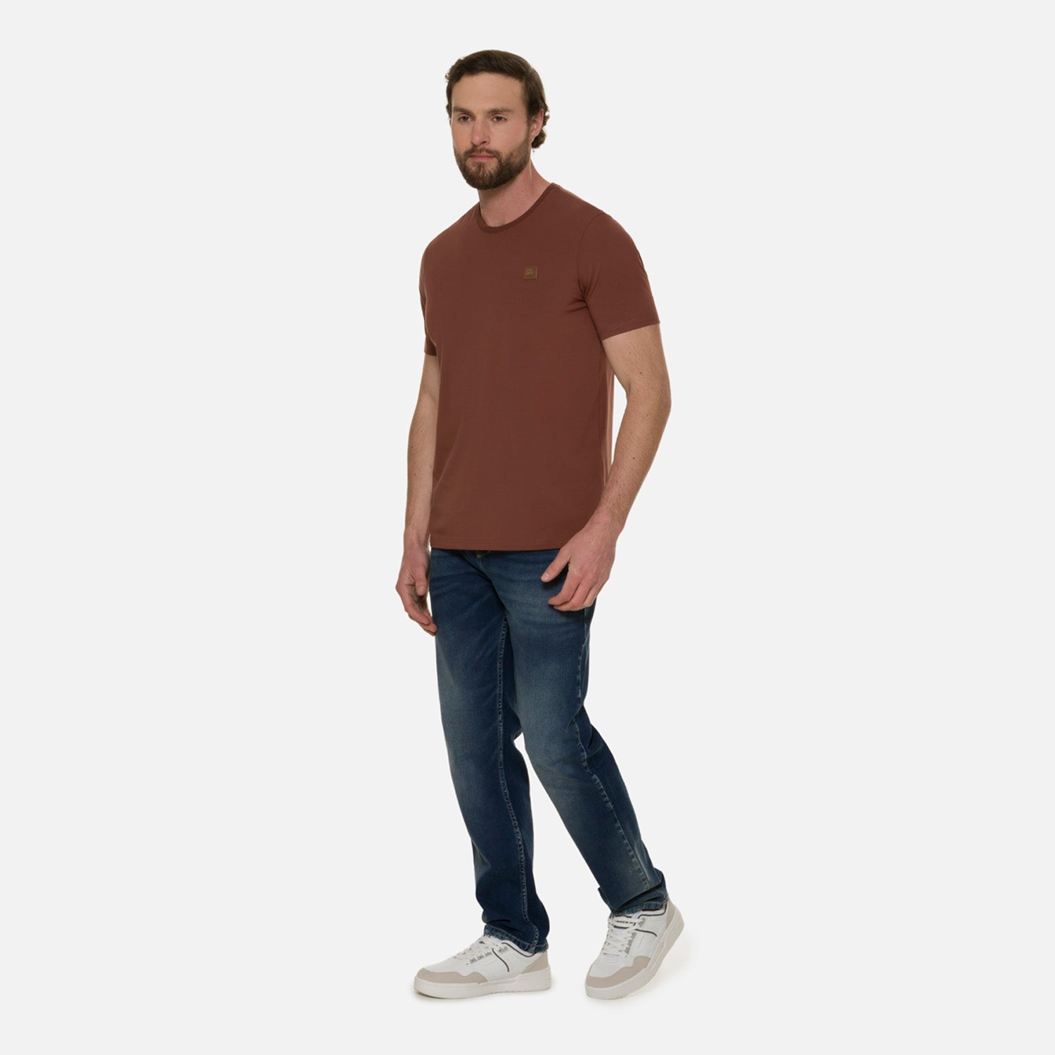 CAMISETA PREMIUM MANGA CORTA COLOR BRUNETTE
