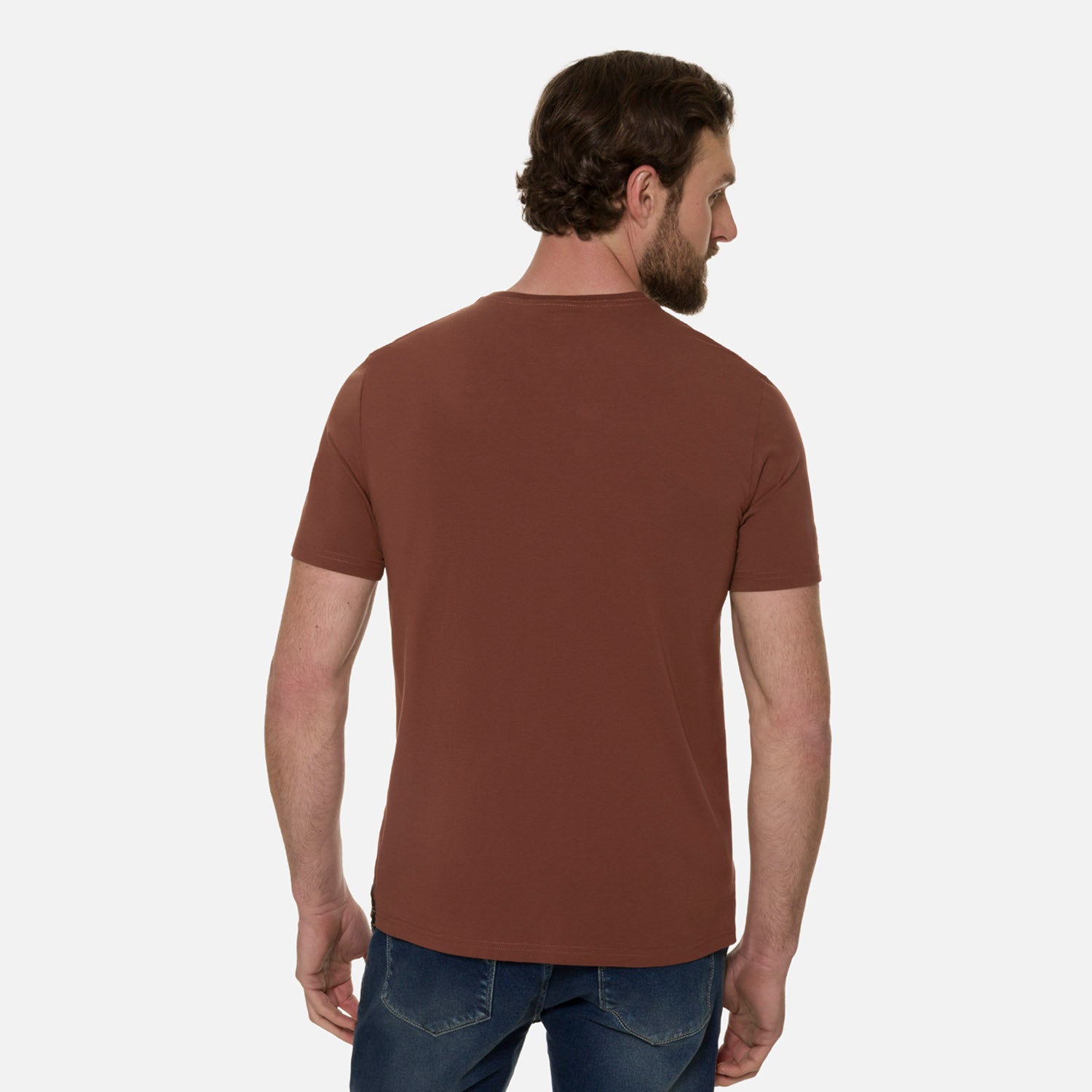 CAMISETA PREMIUM MANGA CORTA COLOR BRUNETTE