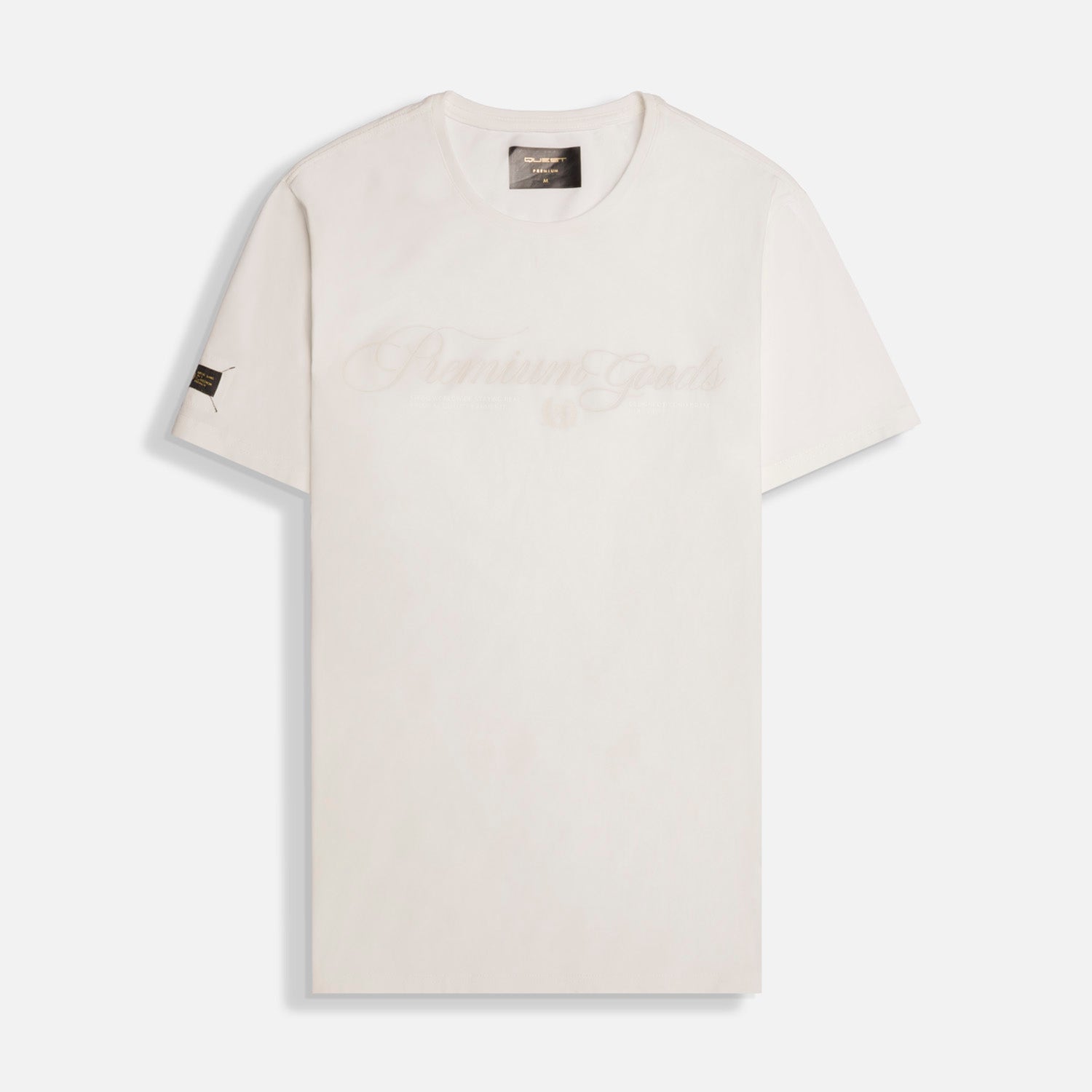 CAMISETA PREMIUM MANGA CORTA COLOR IVORY