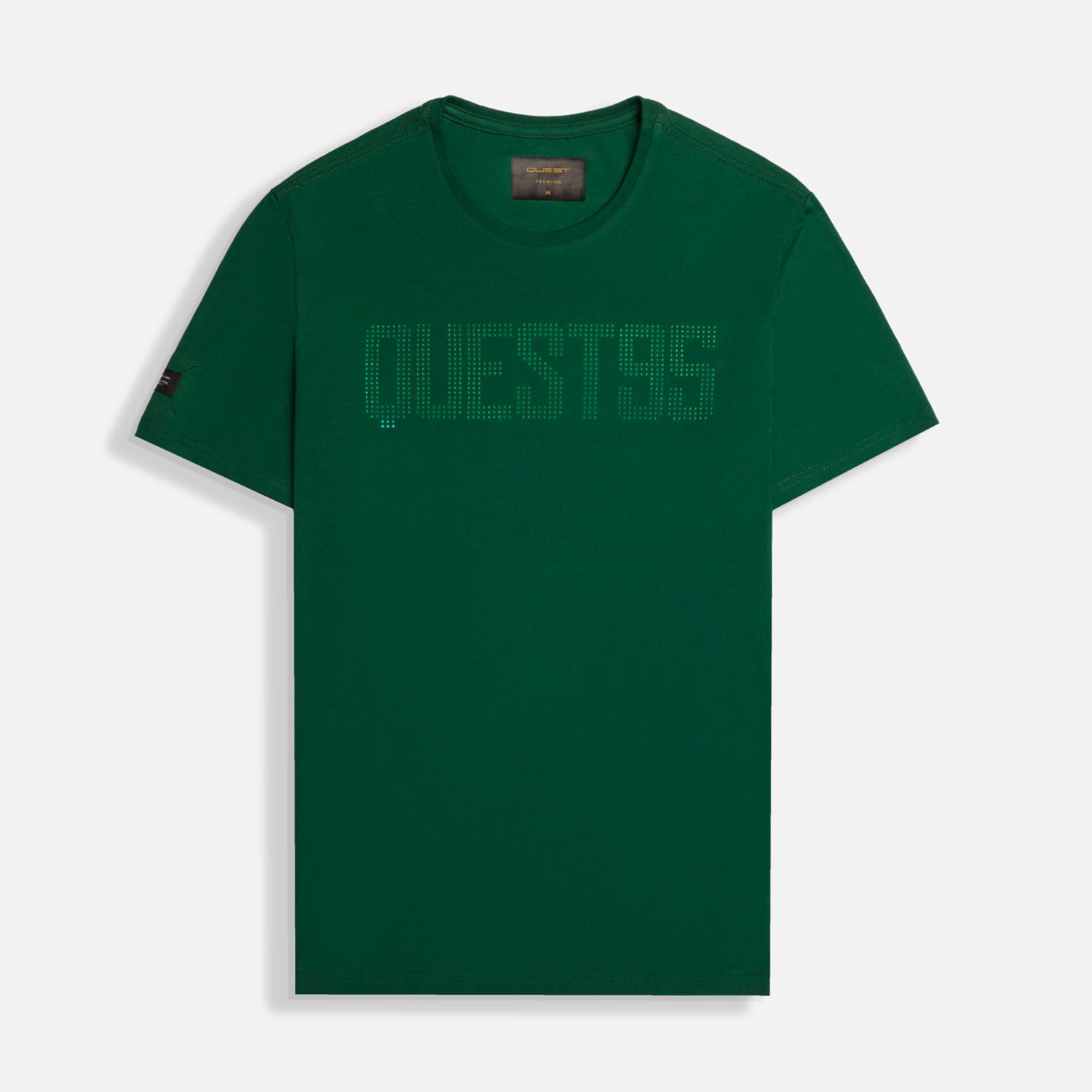 CAMISETA PREMIUM MANGA CORTA COLOR VERDE PRADERA