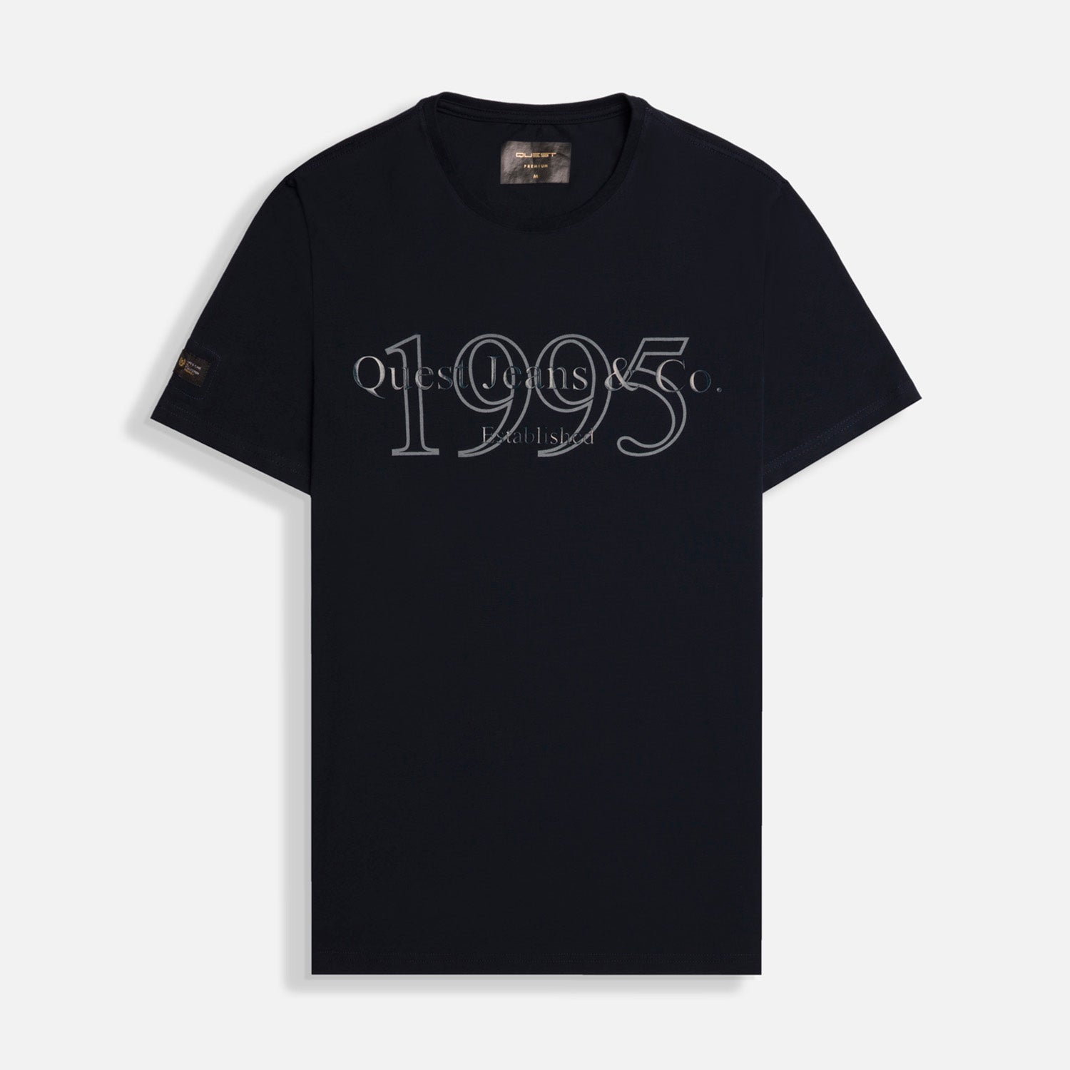 CAMISETA PREMIUM MANGA CORTA COLOR AZUL OSCURO