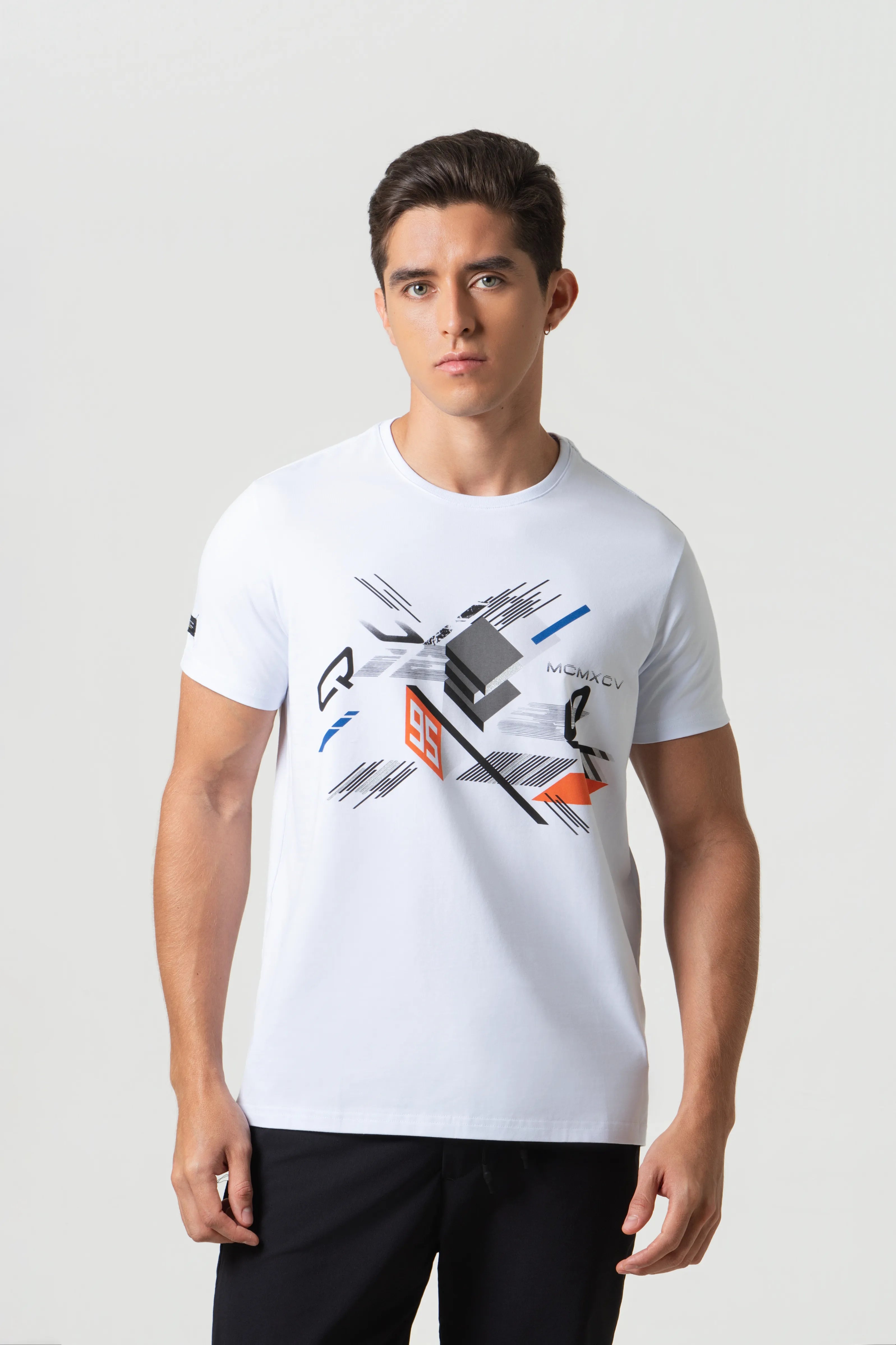 CAMISETA PREMIUM MANGA CORTA COLOR BLANCO OPTICO