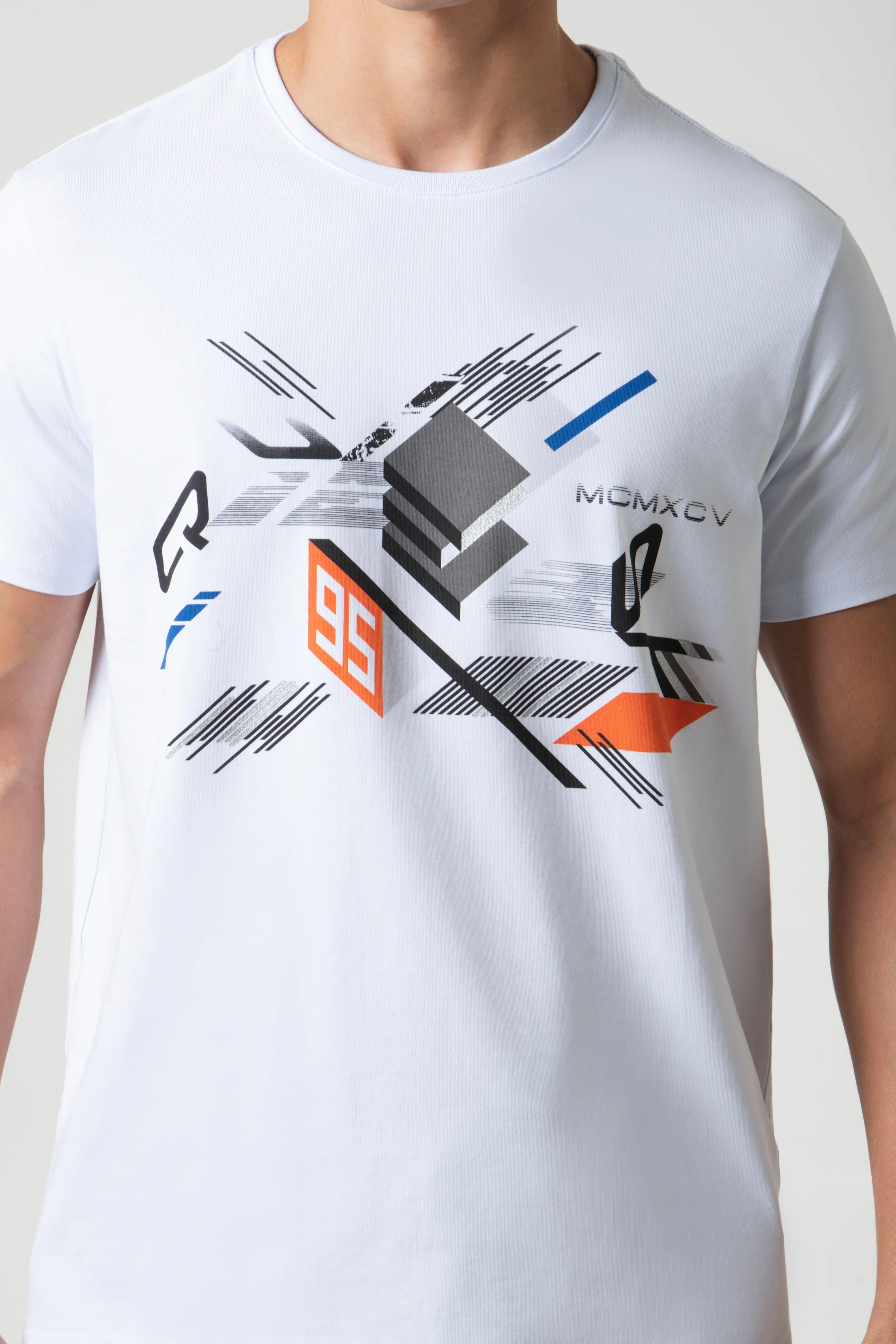 CAMISETA PREMIUM MANGA CORTA COLOR BLANCO OPTICO