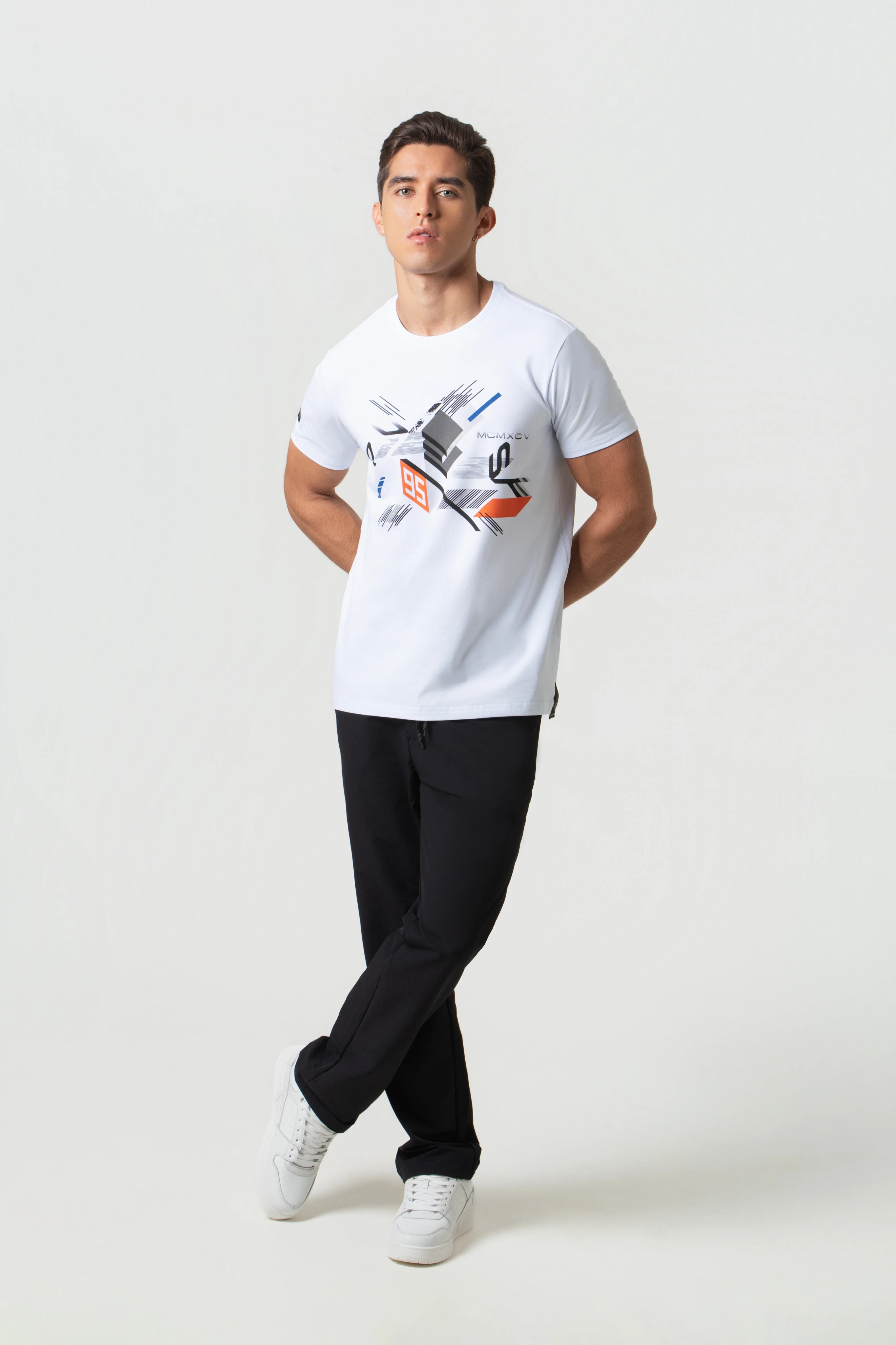 CAMISETA PREMIUM MANGA CORTA COLOR BLANCO OPTICO