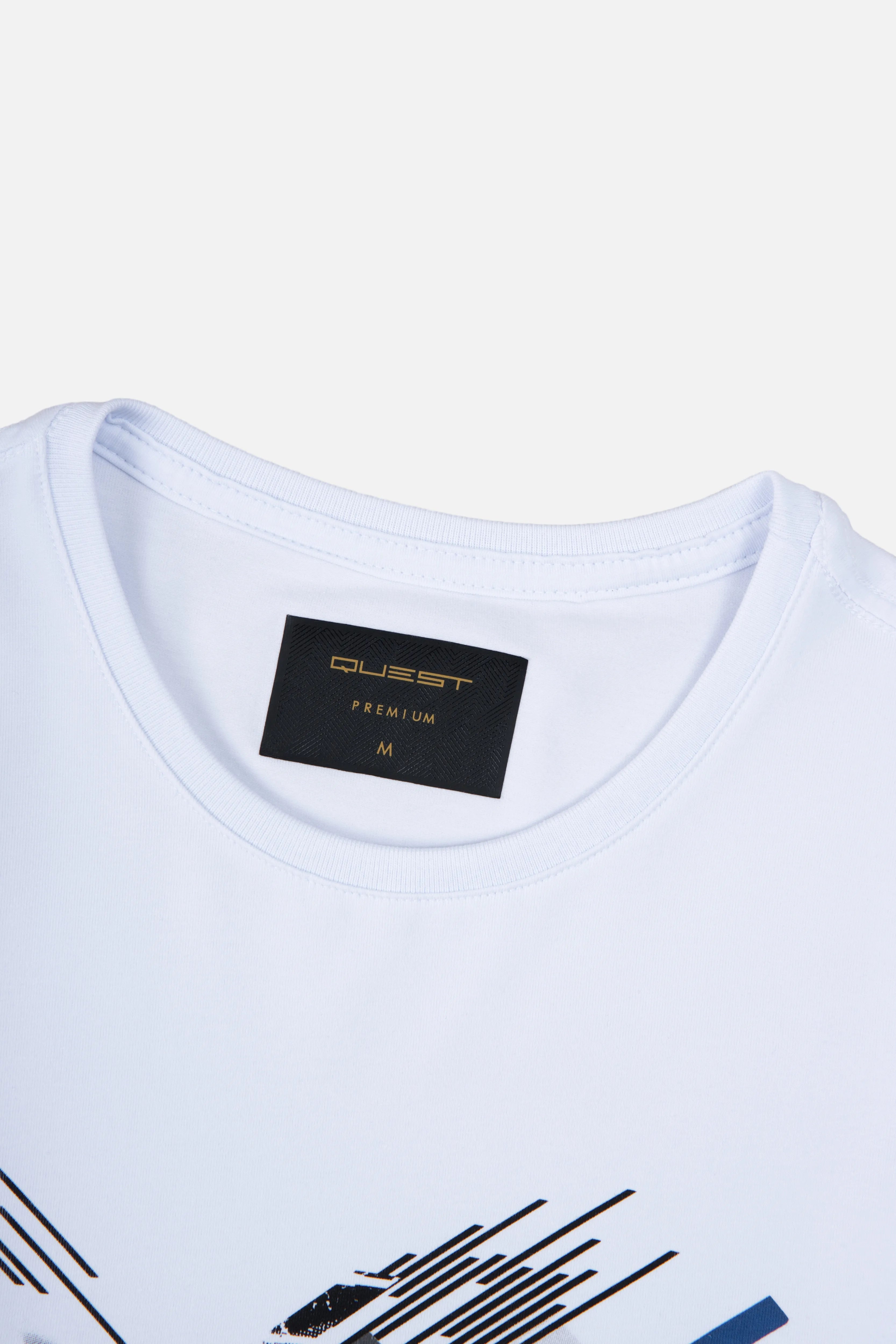 CAMISETA PREMIUM MANGA CORTA COLOR BLANCO OPTICO