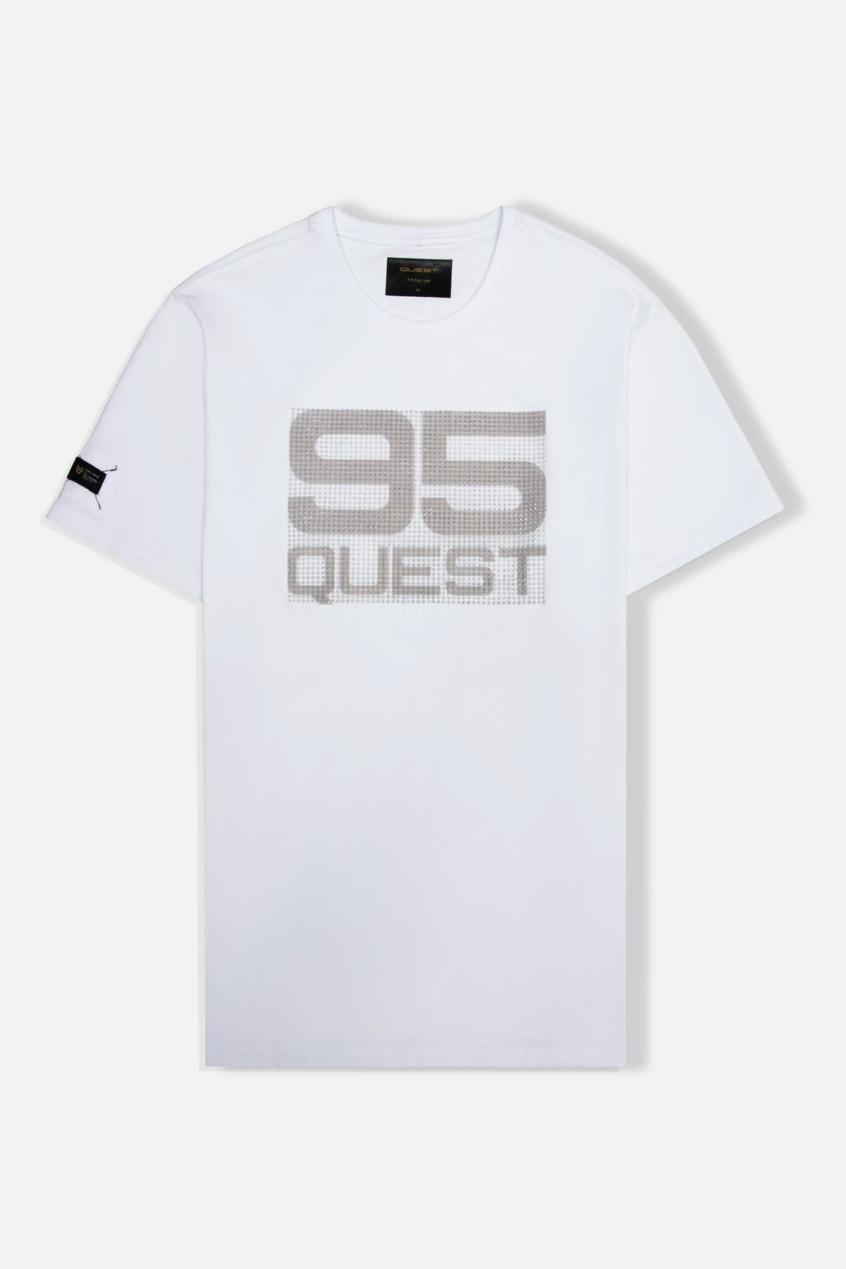 CAMISETA PREMIUM MANGA CORTA COLOR BLANCO OPTICO
