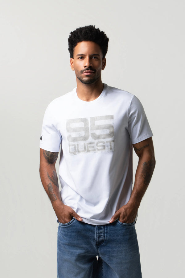 CAMISETA PREMIUM MANGA CORTA COLOR BLANCO OPTICO