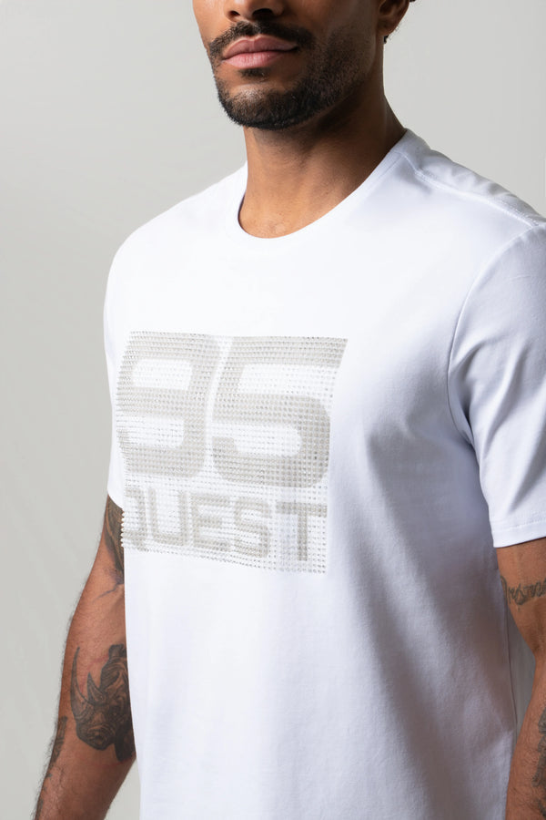 CAMISETA PREMIUM MANGA CORTA COLOR BLANCO OPTICO