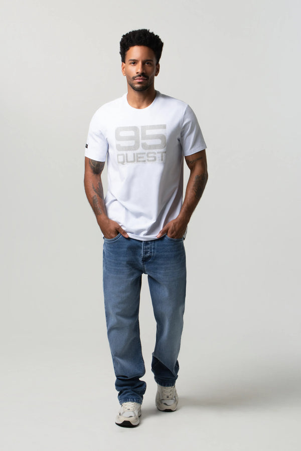 CAMISETA PREMIUM MANGA CORTA COLOR BLANCO OPTICO