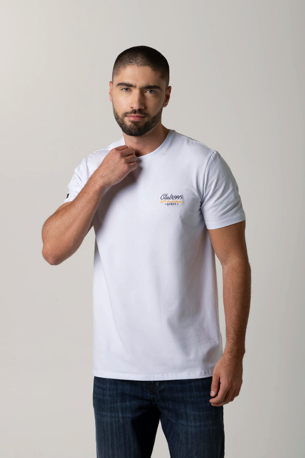 CAMISETA PREMIUM MANGA CORTA COLOR BLANCO OPTICO