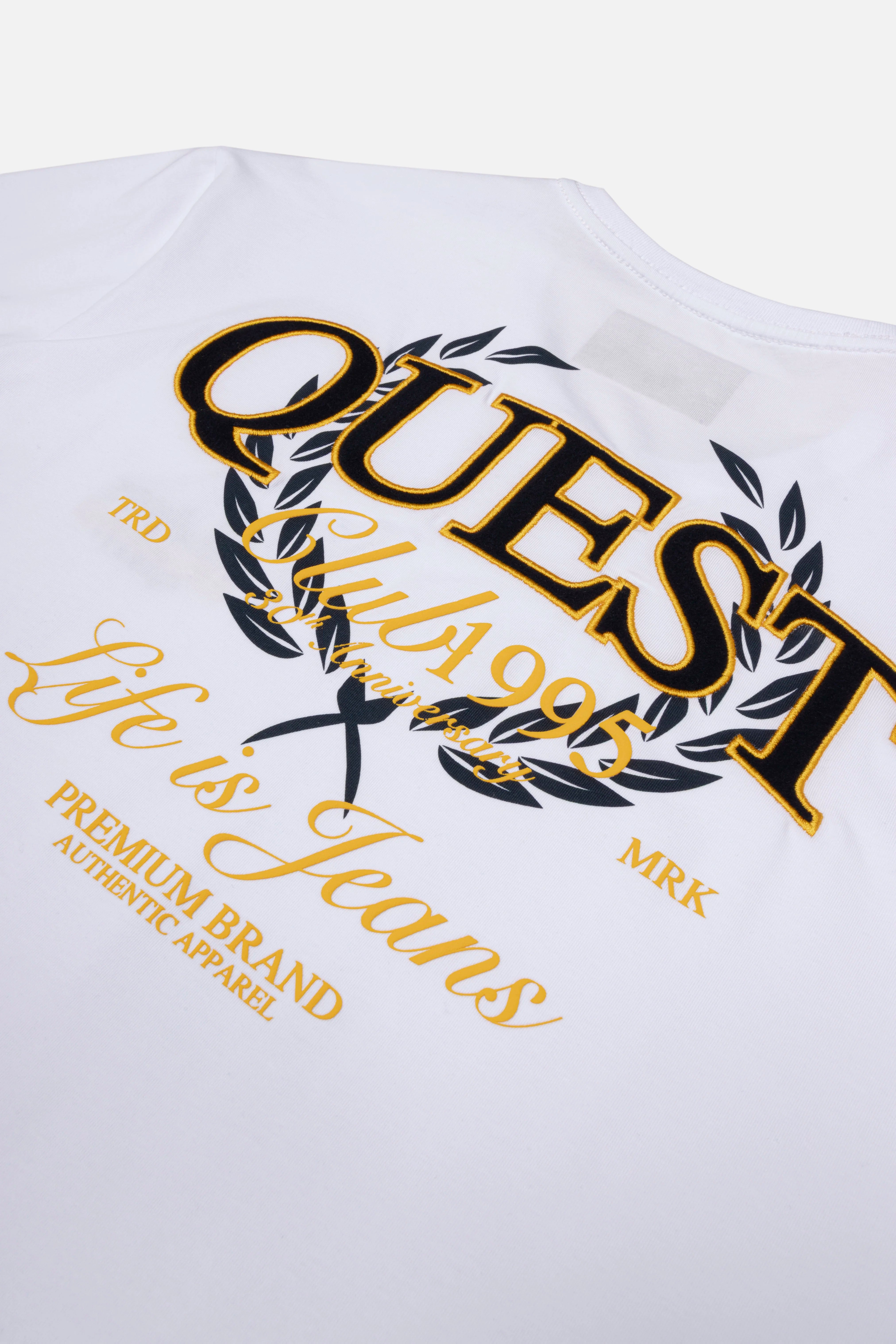 CAMISETA PREMIUM MANGA CORTA COLOR BLANCO OPTICO