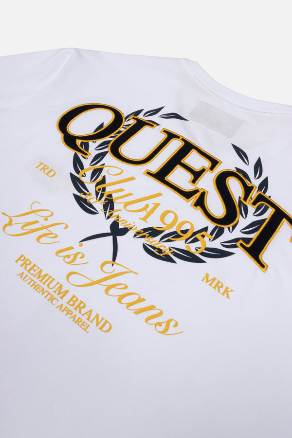 CAMISETA PREMIUM MANGA CORTA COLOR BLANCO OPTICO