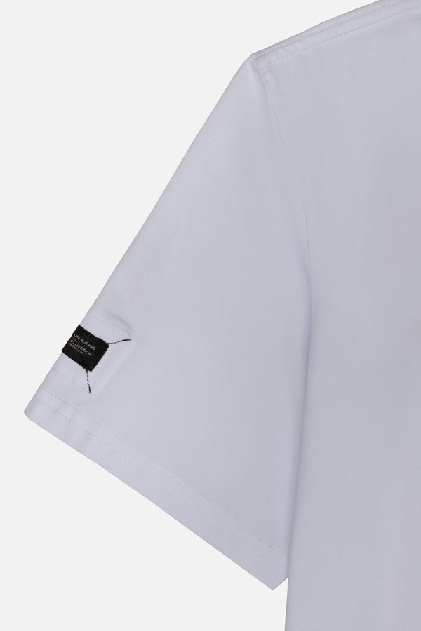 CAMISETA PREMIUM MANGA CORTA COLOR BLANCO OPTICO