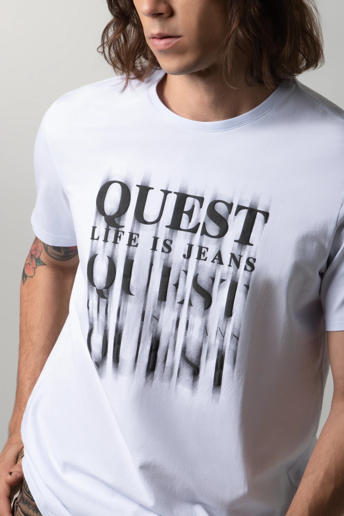 CAMISETA PREMIUM MANGA CORTA COLOR BLANCO OPTICO