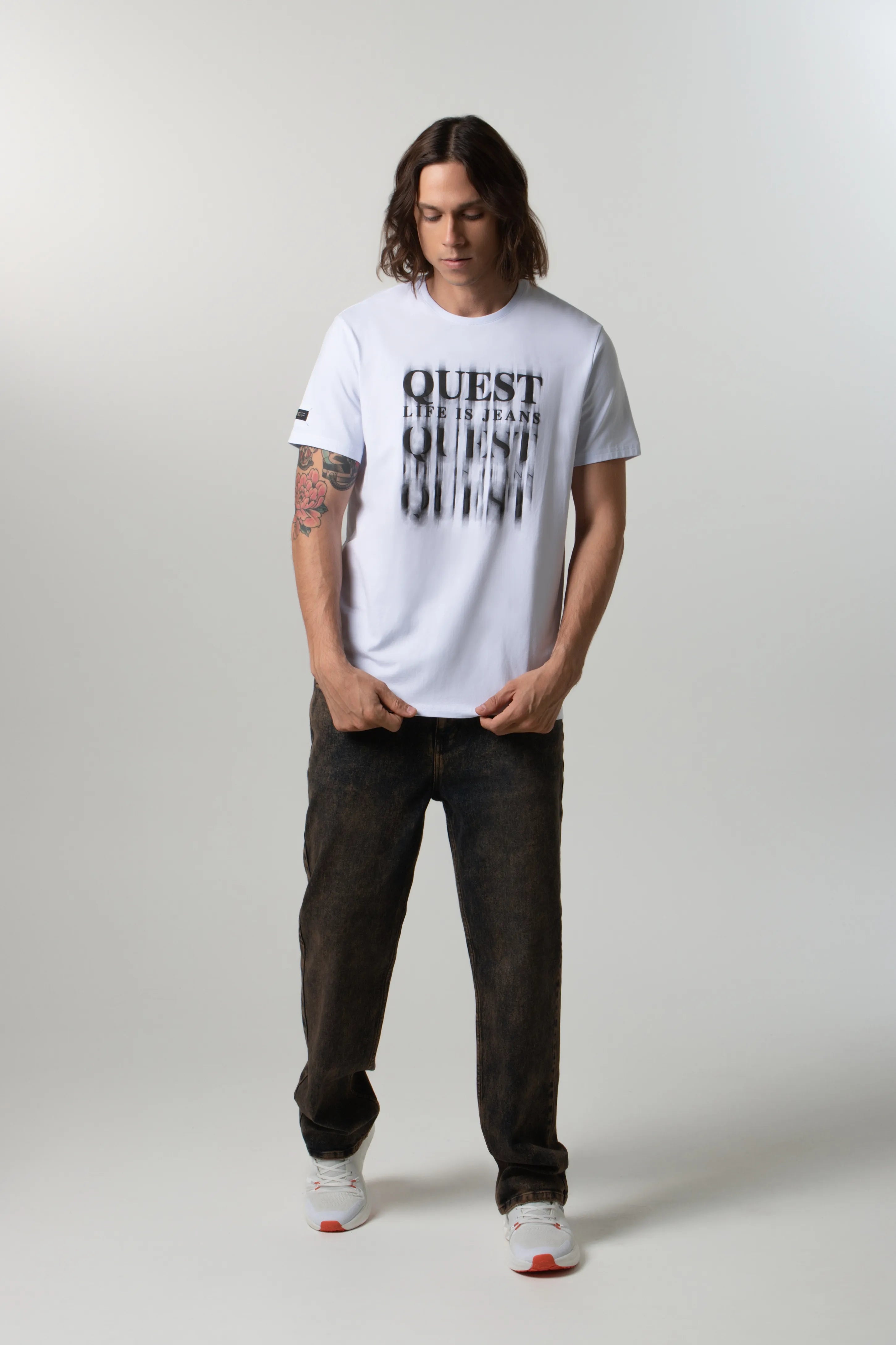 CAMISETA PREMIUM MANGA CORTA COLOR BLANCO OPTICO