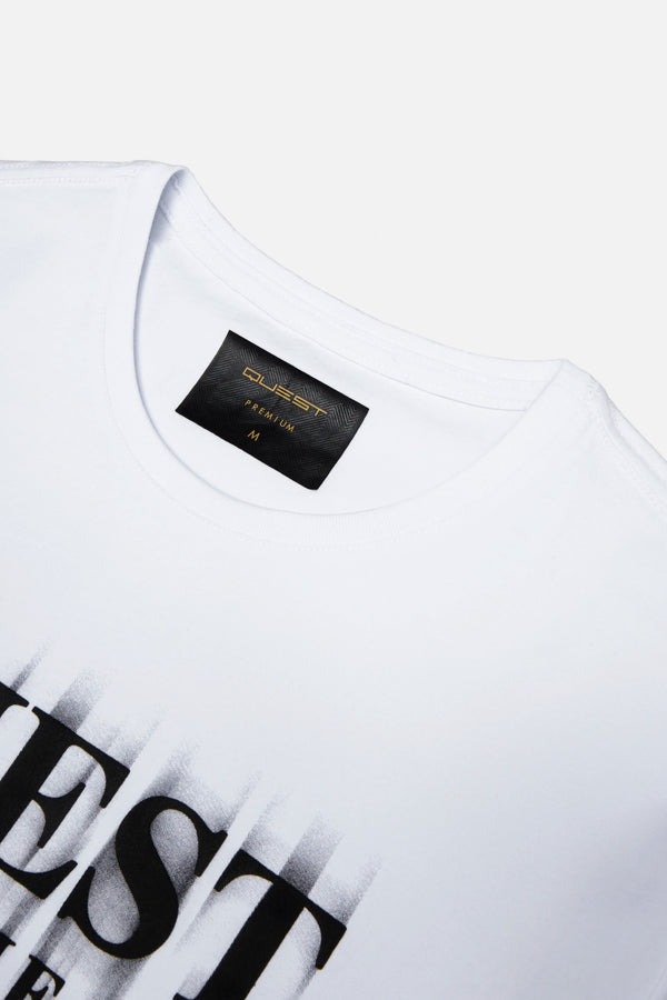 CAMISETA PREMIUM MANGA CORTA COLOR BLANCO OPTICO