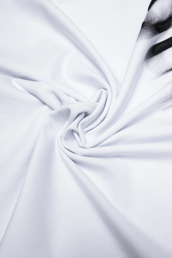 CAMISETA PREMIUM MANGA CORTA COLOR BLANCO OPTICO