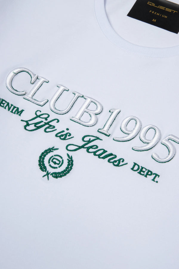 CAMISETA PREMIUM MANGA CORTA COLOR BLANCO OPTICO