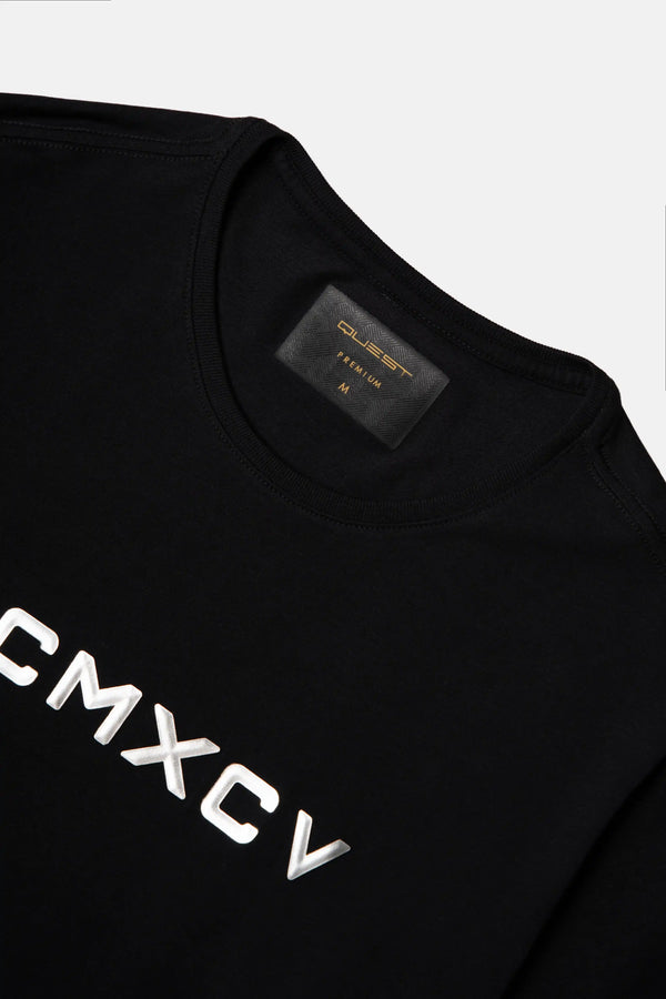 CAMISETA PREMIUM MANGA CORTA COLOR NEGRO