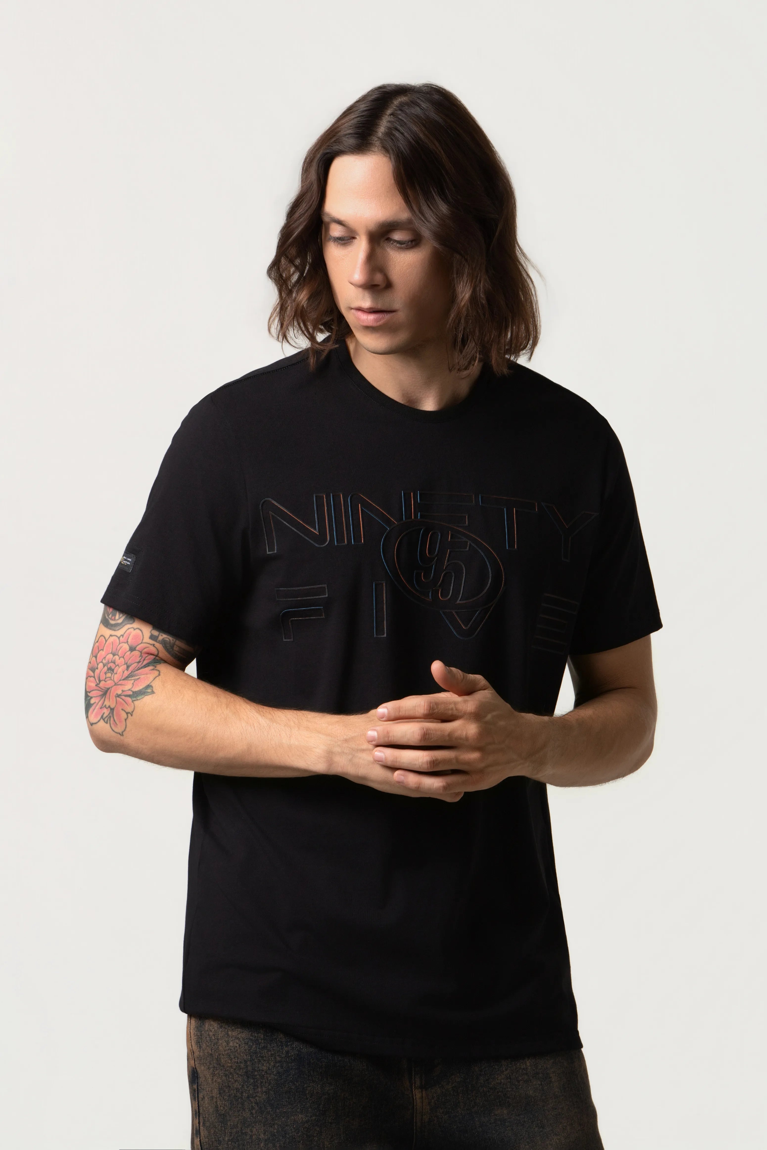 CAMISETA PREMIUM MANGA CORTA COLOR NEGRO