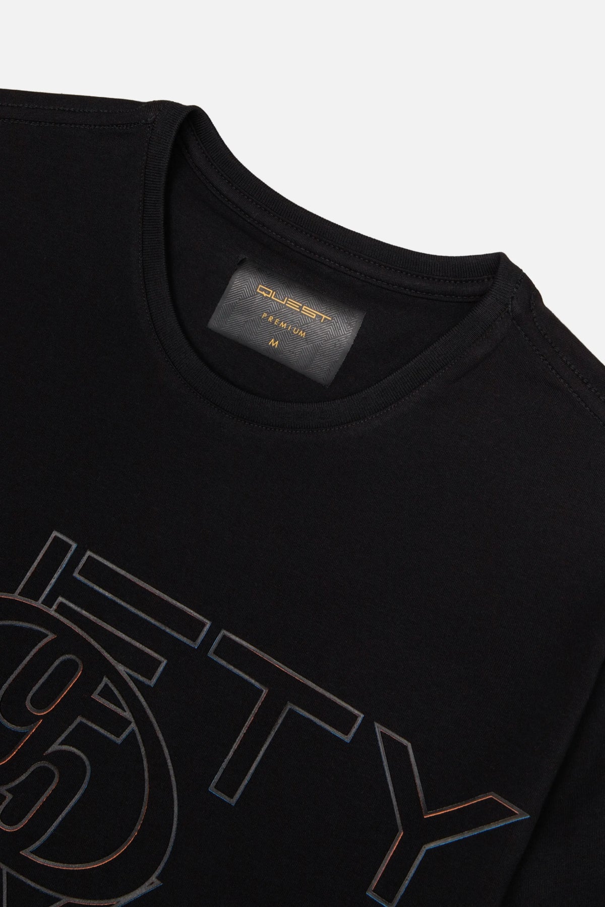 CAMISETA PREMIUM MANGA CORTA COLOR NEGRO