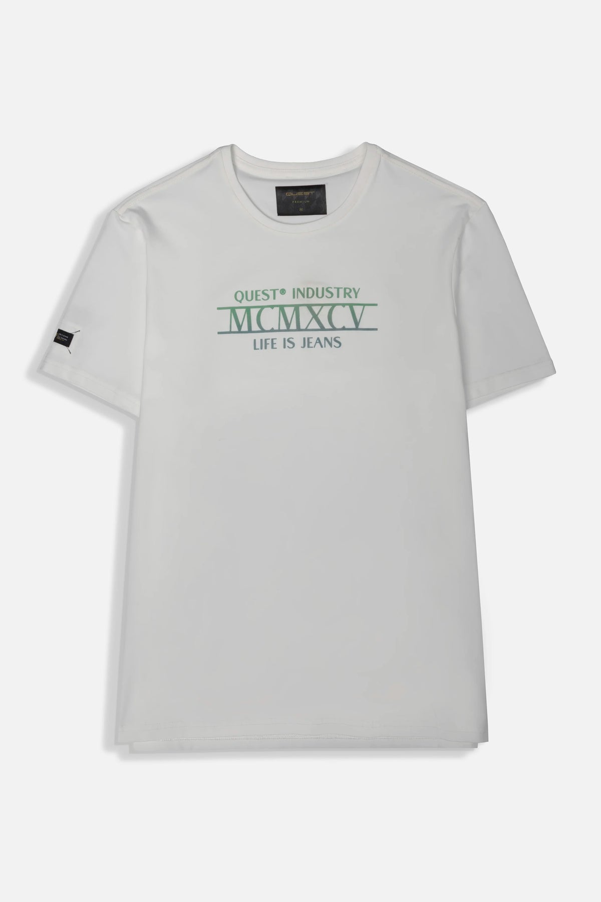 CAMISETA PREMIUM MANGA CORTA COLOR IVORY