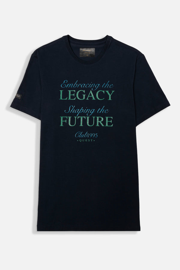 CAMISETA PREMIUM MANGA CORTA COLOR AZUL OSCURO