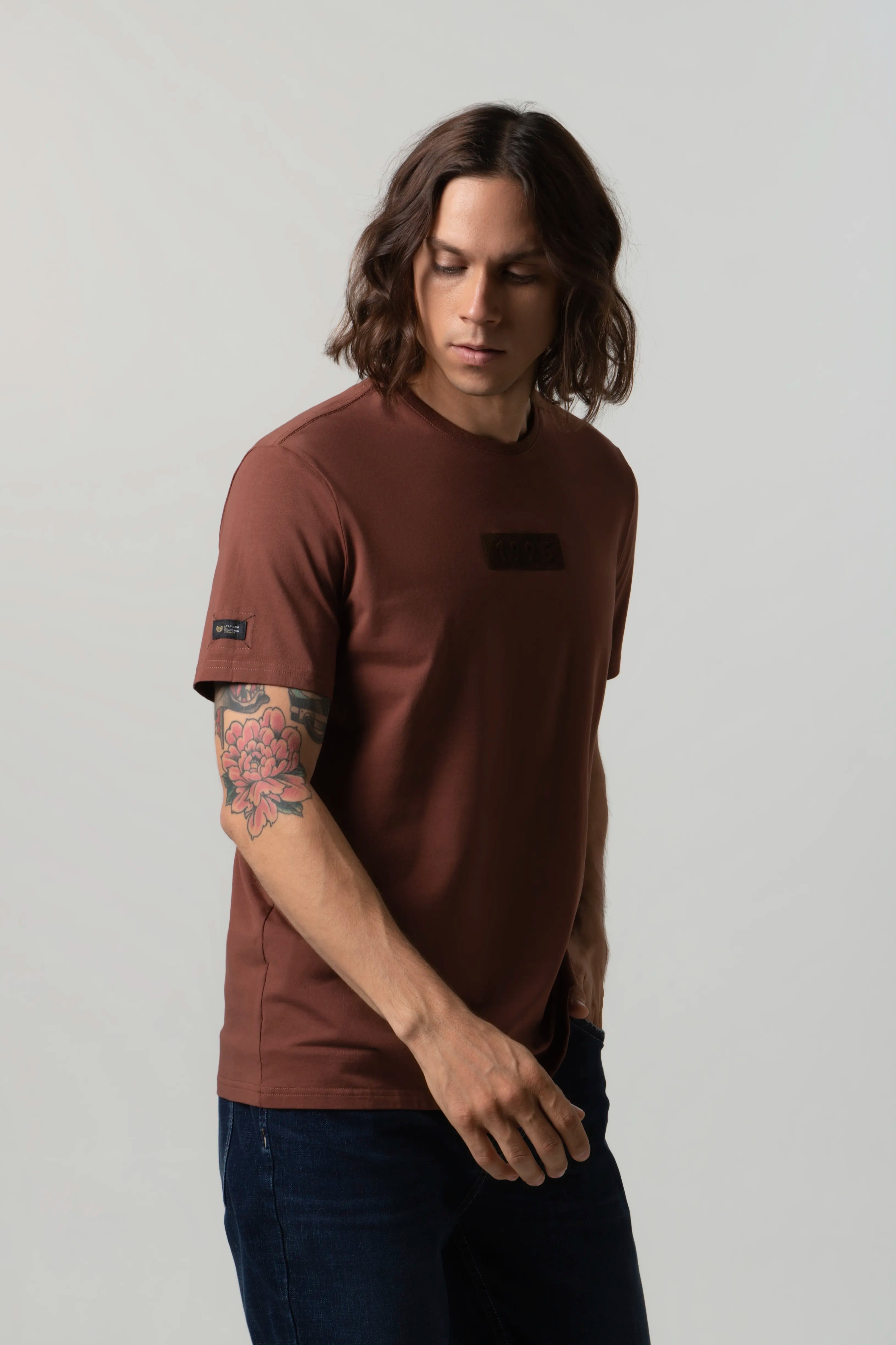 CAMISETA PREMIUM MANGA CORTA COLOR BRUNETTE