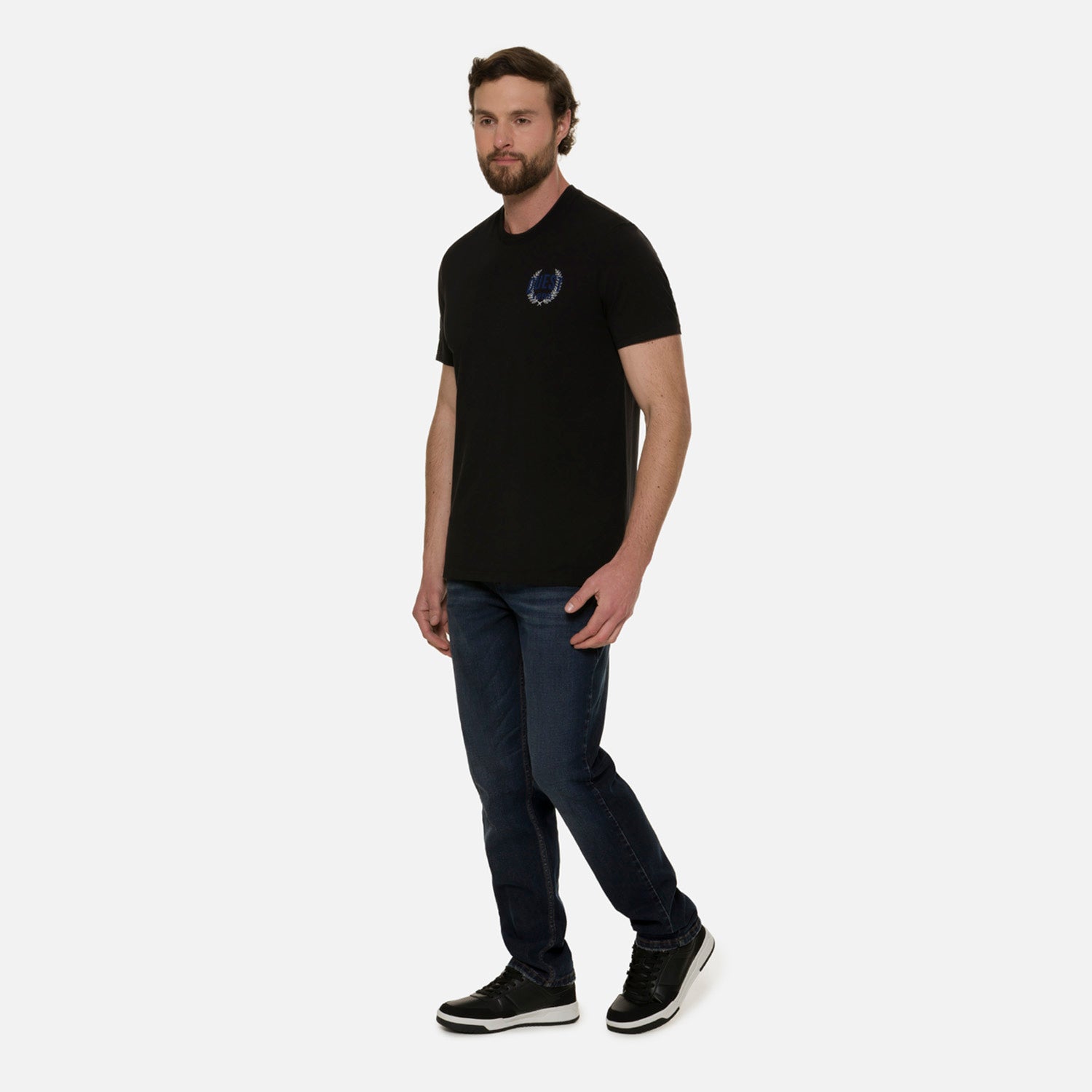 CAMISETA PREMIUM MANGA CORTA COLOR NEGRO