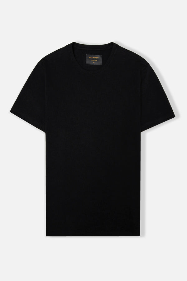 CAMISETA PREMIUM MANGA CORTA COLOR NEGRO