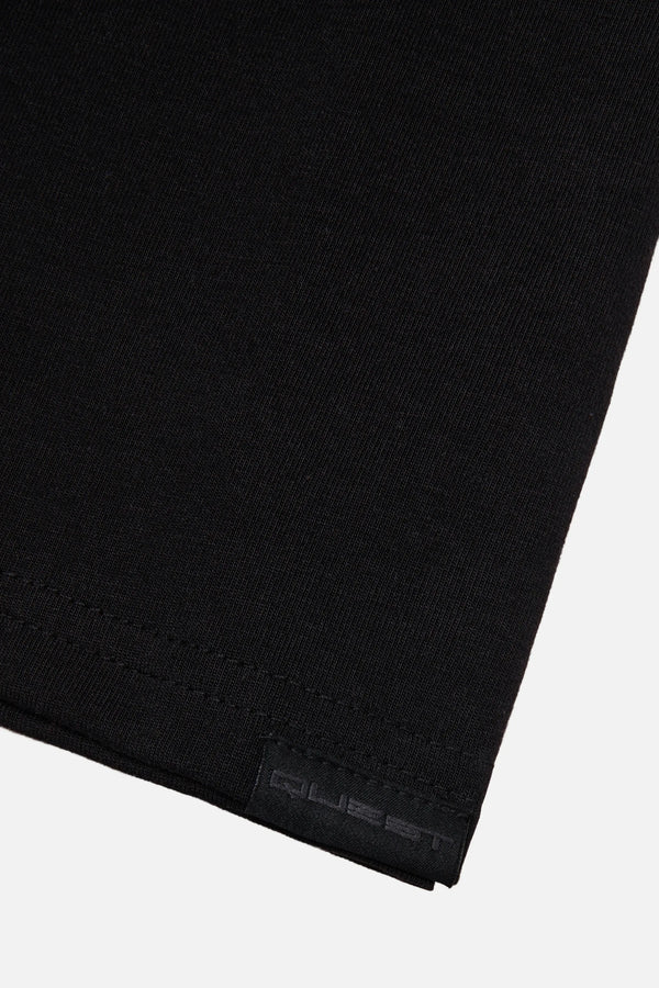 CAMISETA PREMIUM MANGA CORTA COLOR NEGRO